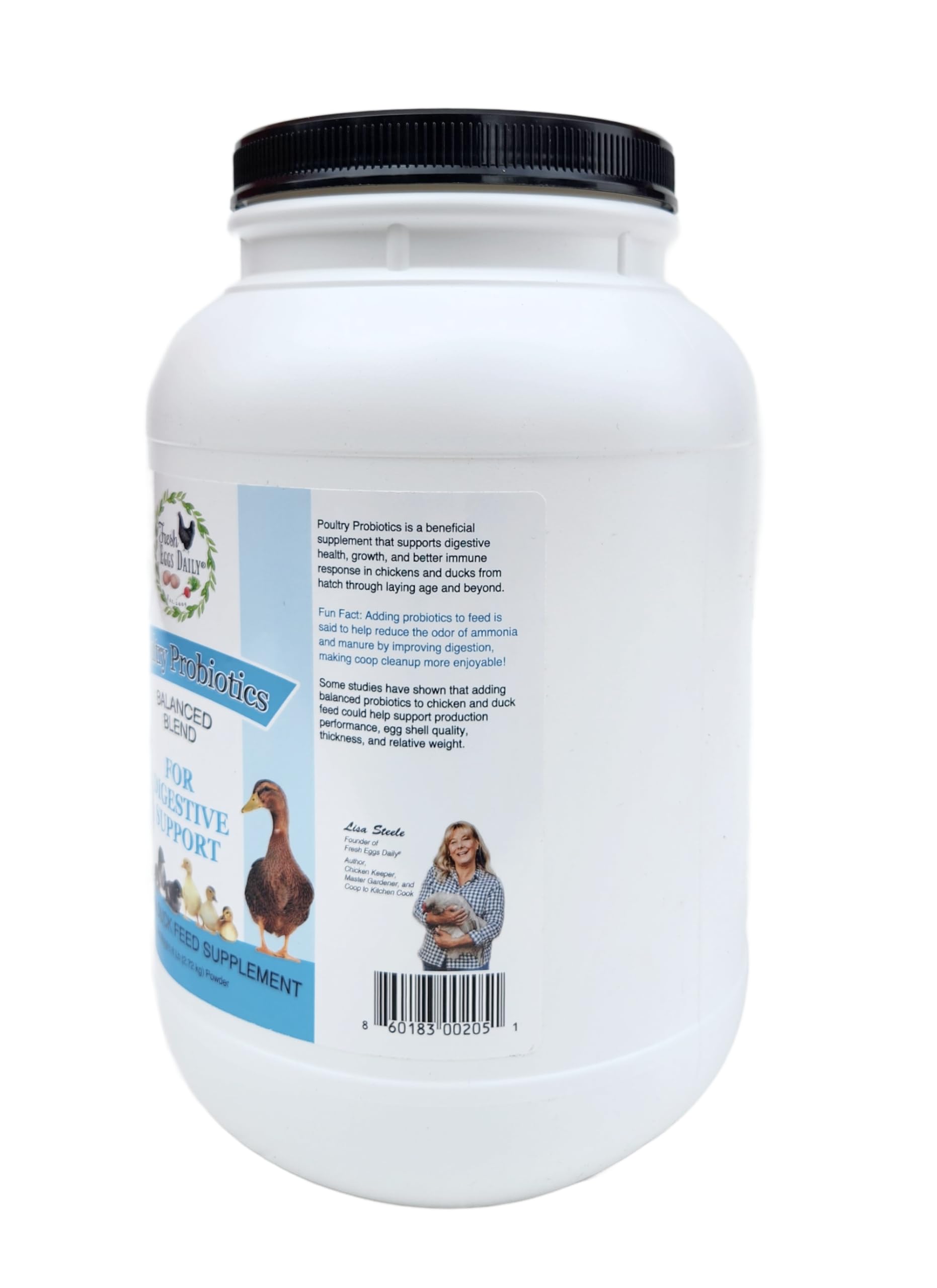 Fresh Eggs Daily Poultry Probiotics Feed Supplement - Natural Digestive & Immune Support for Chickens & Ducks - Enhances Egg Qua