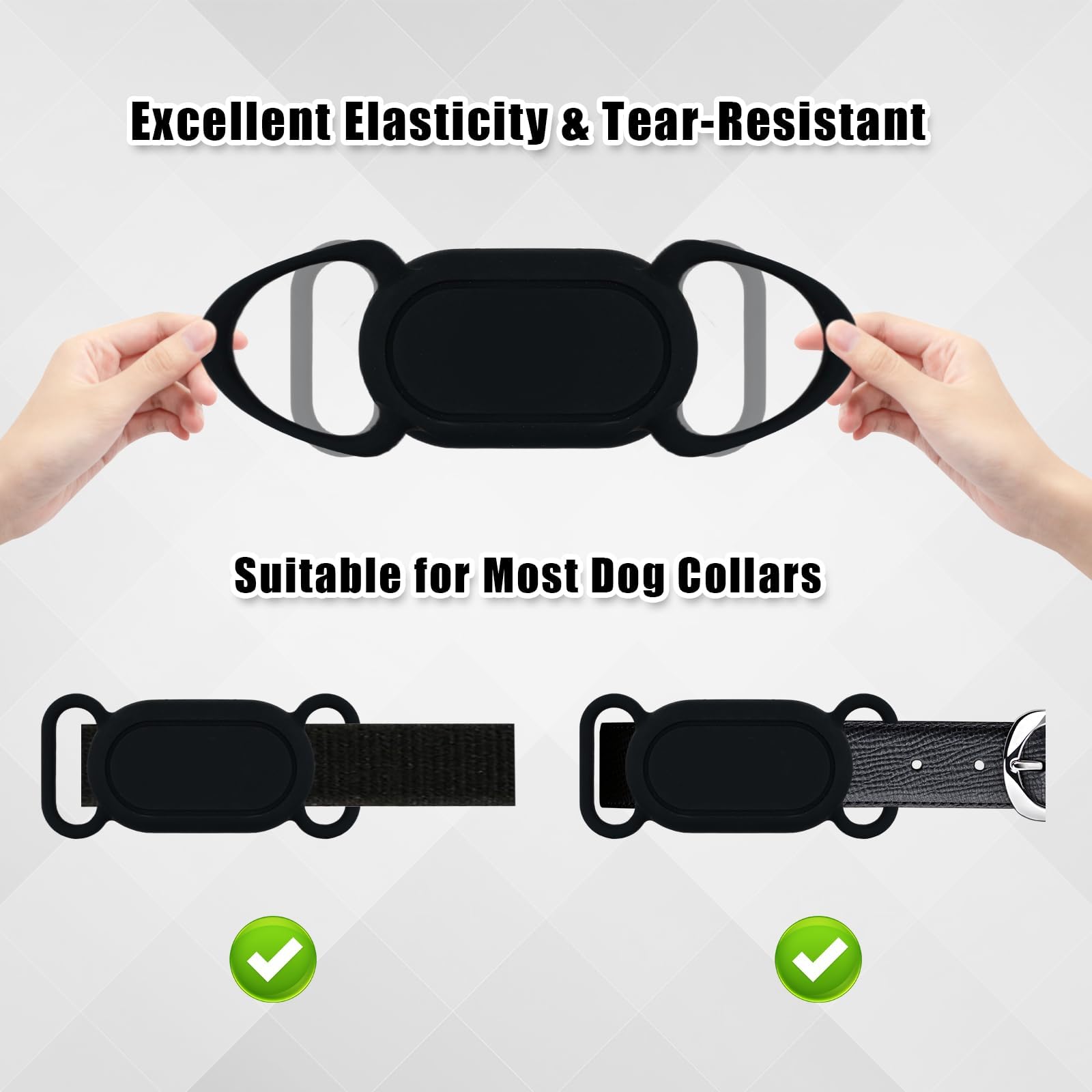 2Pcs Dog Collar Holder For Galaxy Smarttag2 Cover Case Pet Collar Holder Waterproof Protective Case Cat Collar Holder Compatible