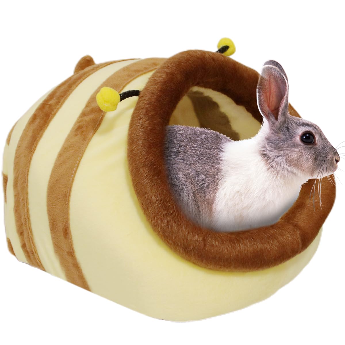 Eaedmy Guinea Pig Bed House & Hideout For Rat Bearded Dragon Hedgehog Ferret To Sleep And Hide, Guinea Pig Cage Accessories Habi