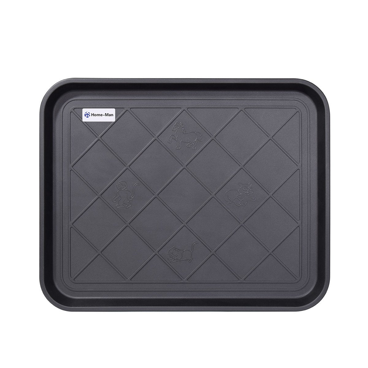 Home-Man Multi-Purpose Boot Tray Mat,Dog Bowl Tray,Waterproof For Indoor And Outdoor Floor Protection