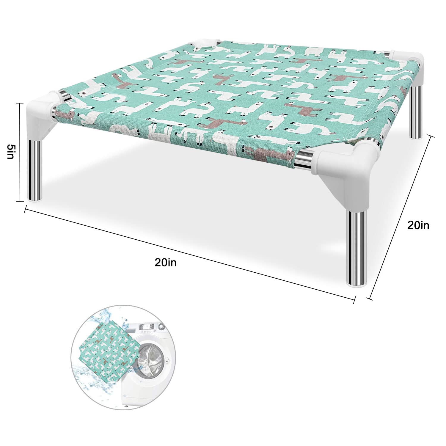 Elevated Dog Bed Pet Cot For Small Dogs, Indoor And Outdoor Use For Small Pets