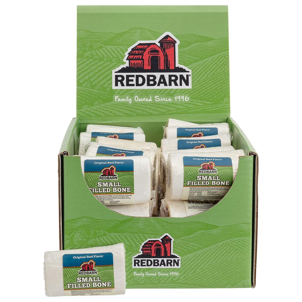 Redbarn Filled Dog Bones Peanut Butter, Cheese N Bacon, Beef, Natural Long-Lasting Dental Treats; Suitable for Aggressive Chewe