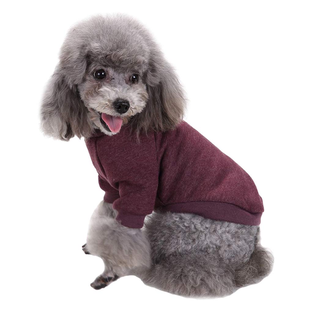 Jecikelon Pet Dog Clothes Dog Sweater Soft Thickening Warm Pup Dogs Shirt Winter Puppy Sweater For Dogs (Z01-Blue, X-Large)
