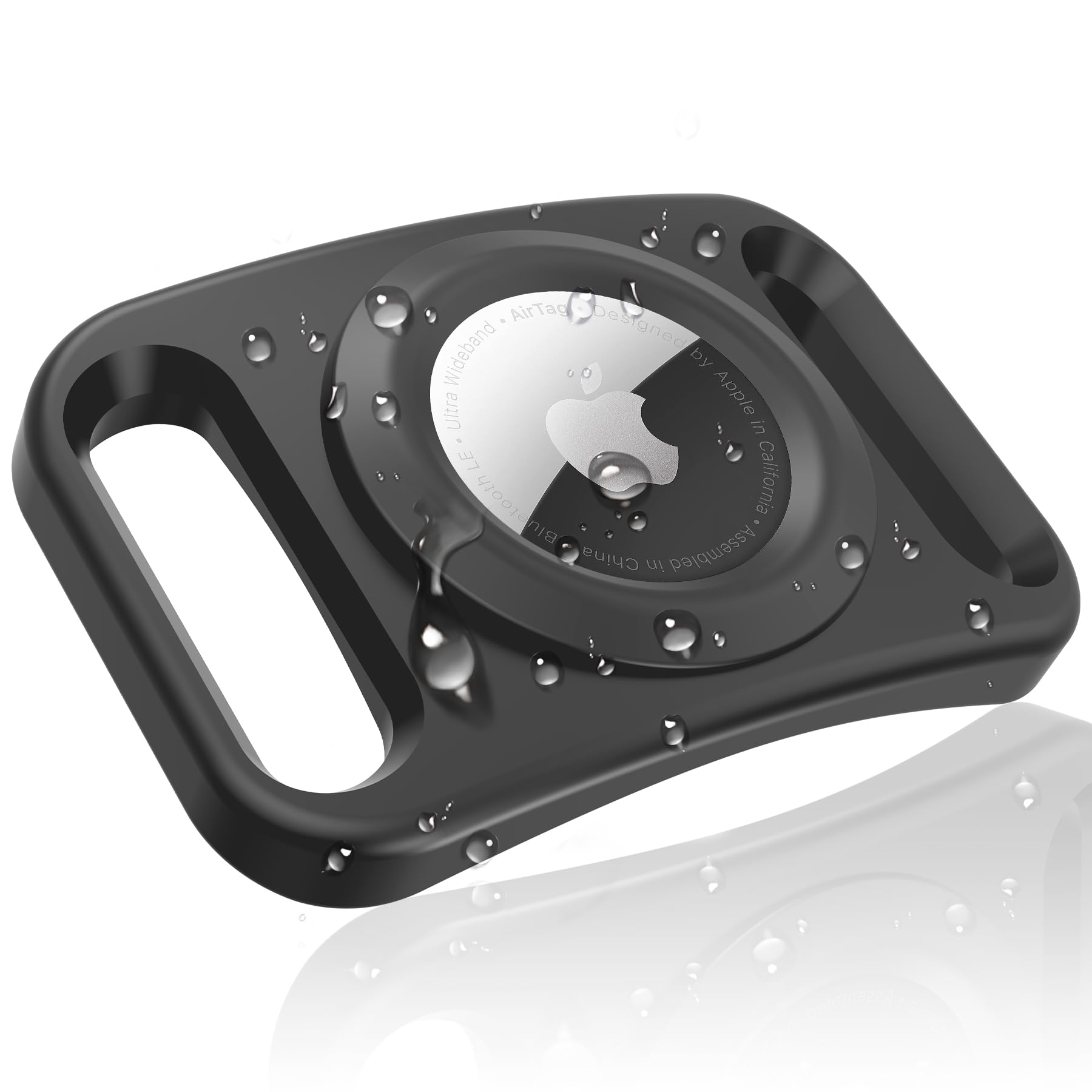 Dog Airtag Holder, Waterproof Airtag Holder For Dog Collar, Fit Most Of Collar Widths, Silicone Full Body Covered Anti-Lost Prot