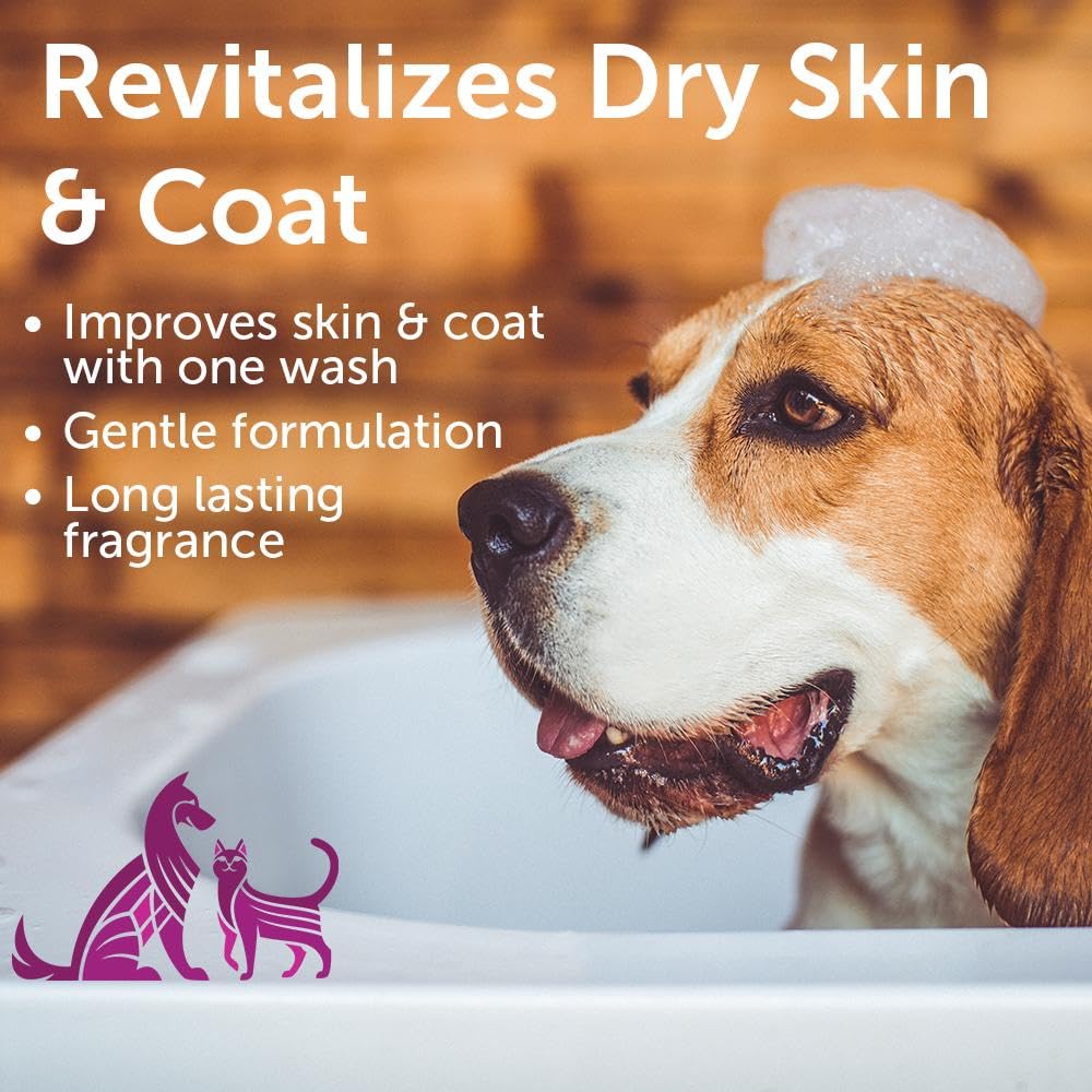 Nootie - Pet Shampoo For Sensitive Skin - Revitalizes Dry Skin & Coat - Natural Ingredients - Gentle Dog Shampoo - Cleans & Conditions