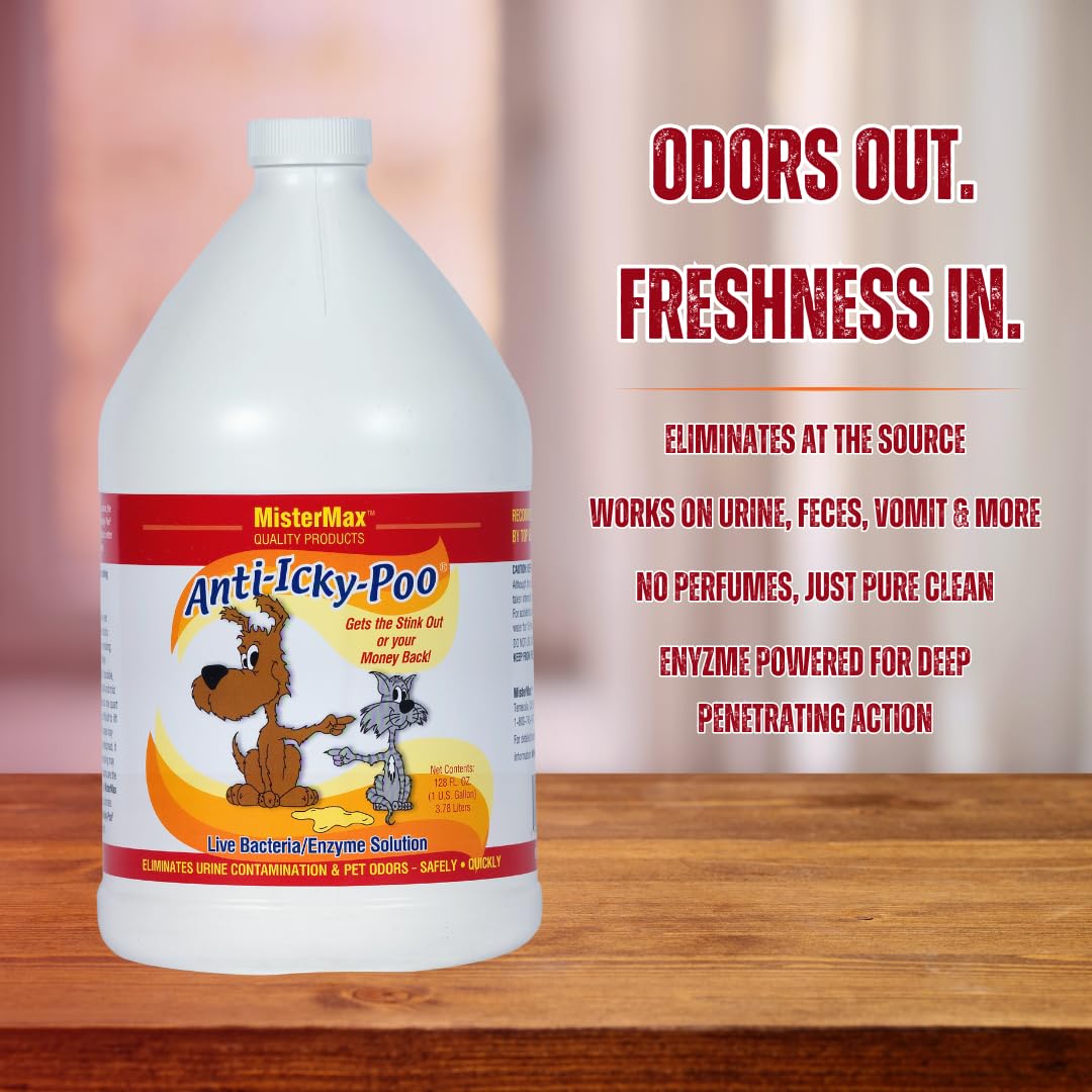 Mister Max Original Scent Anti Icky Poo Odor Remover, Gallon Size