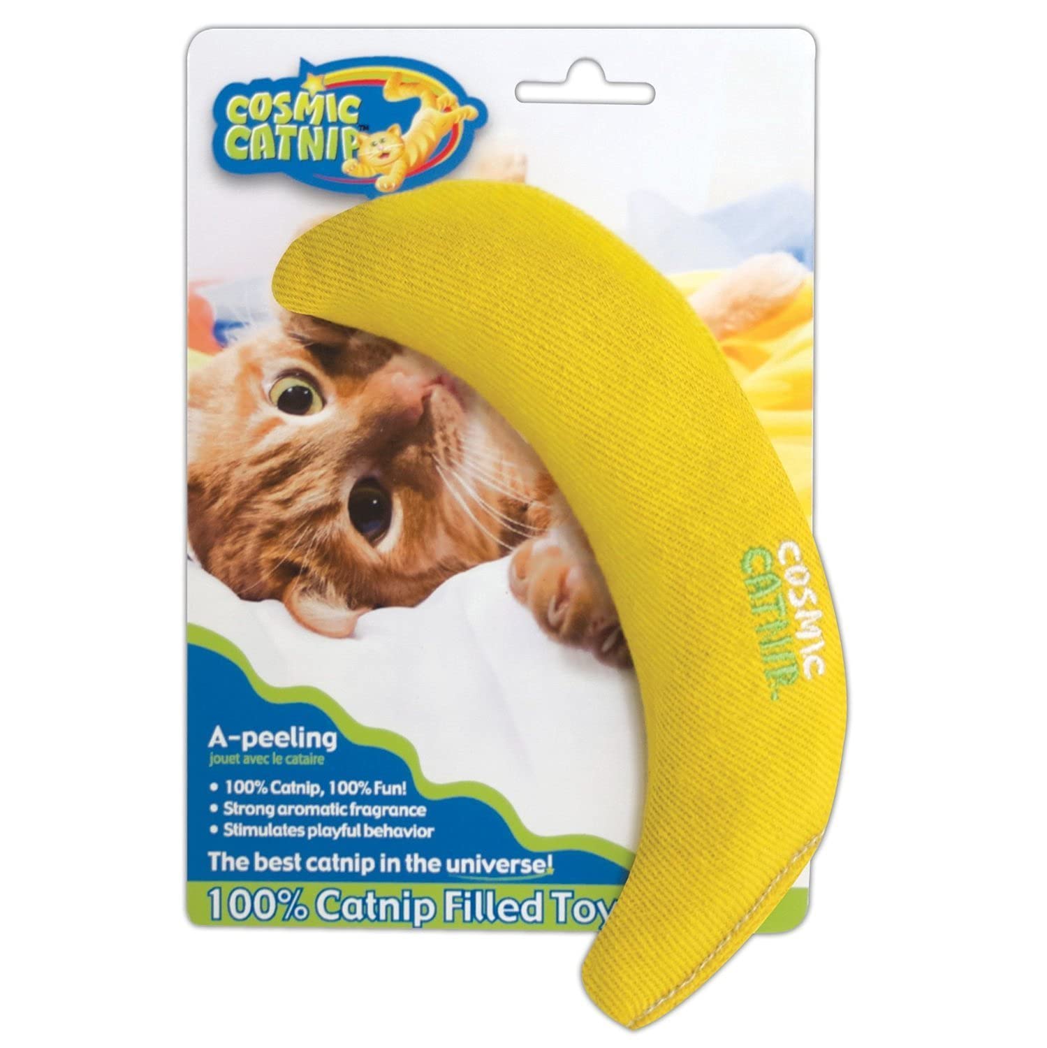 100% Catnip Filled Cat Toy (Set Of 2) Style: Yellow