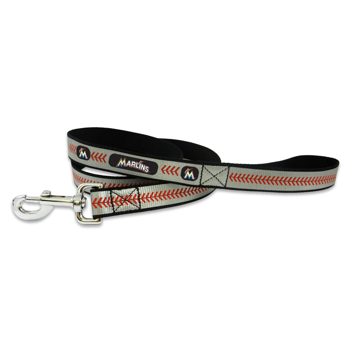 Mlb Miami Marlins Baseball Pet Leash, Reflective, Large