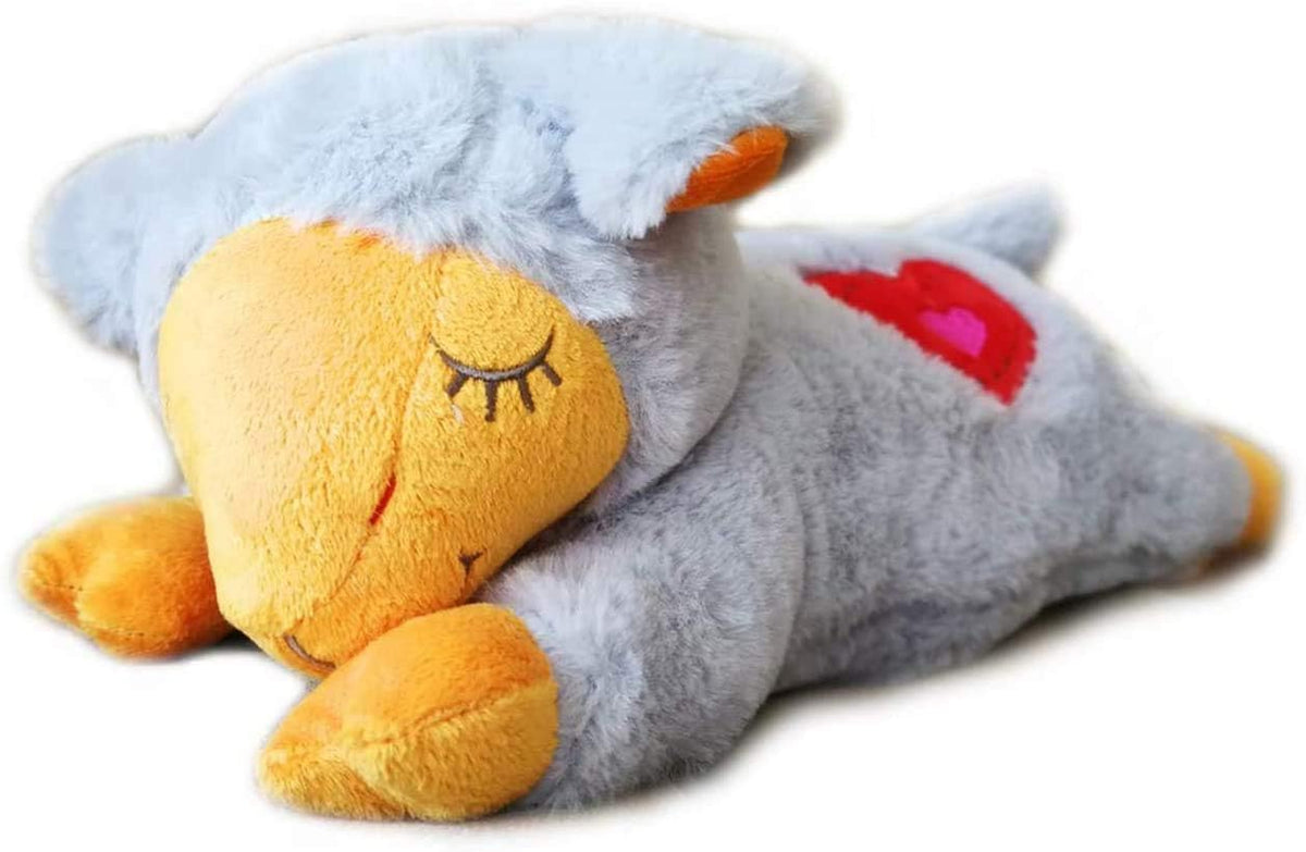 ALL FOR PAWS Heart Beat Dog Toy, Puppy Sleeping Buddy Cuddle Toy Dog Soothing Plush Toy, Crate Training Puppy Stuffed Animal Gif