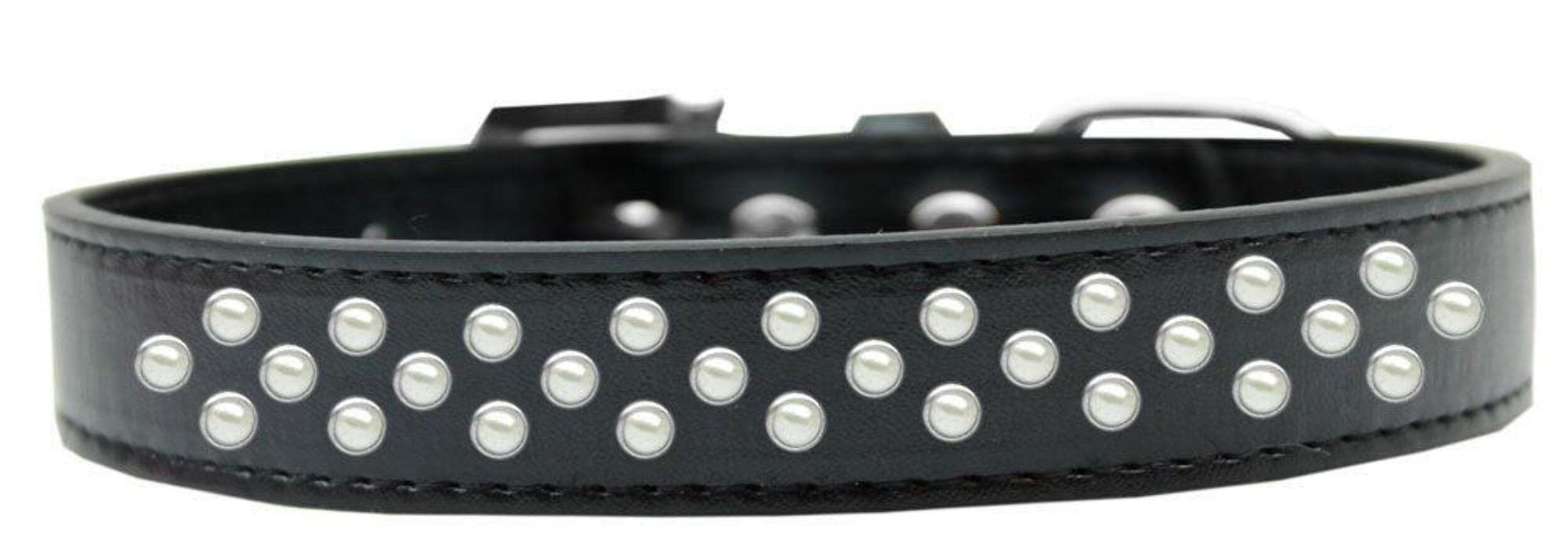 Dog, Puppy & Pet Fashion Collar, Pearl Rimsets Sprinkles Bright Pink 14