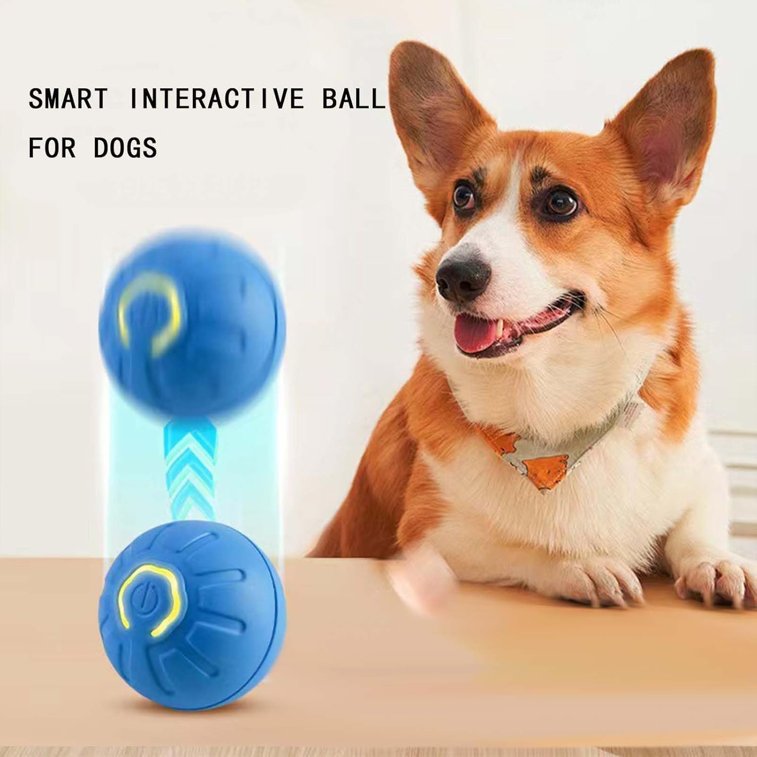 Kdirst 2025 New Interactive Dog Toys Dog Balls,Durable Motion Activated Automatic Rolling Ball Toys For/Small/Medium Dogs (2Pc)