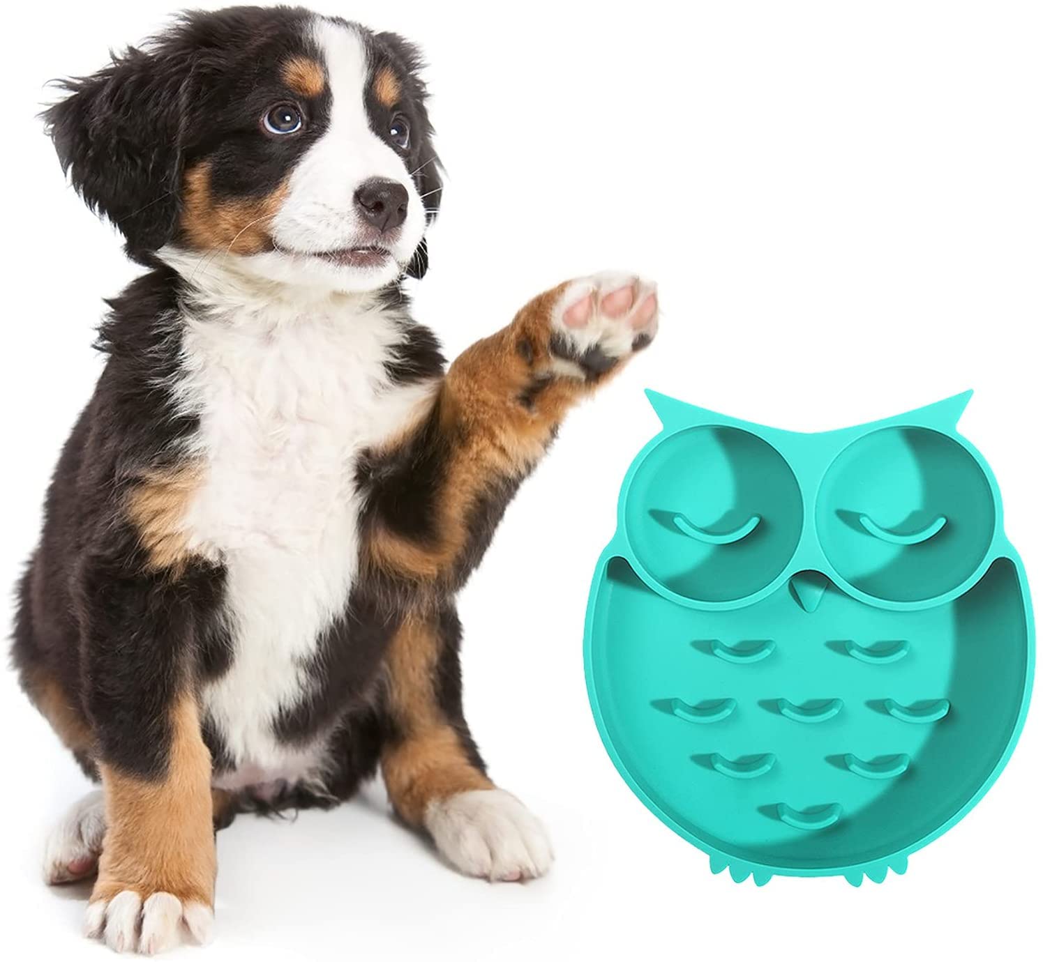 Slow Feeder Dog Bowl For Dogs & Cats, Dog Bowl With Suction Cups, Dog Puzzle Toys, Slow Feeder Bowl For Boredom And Anxiety Redu