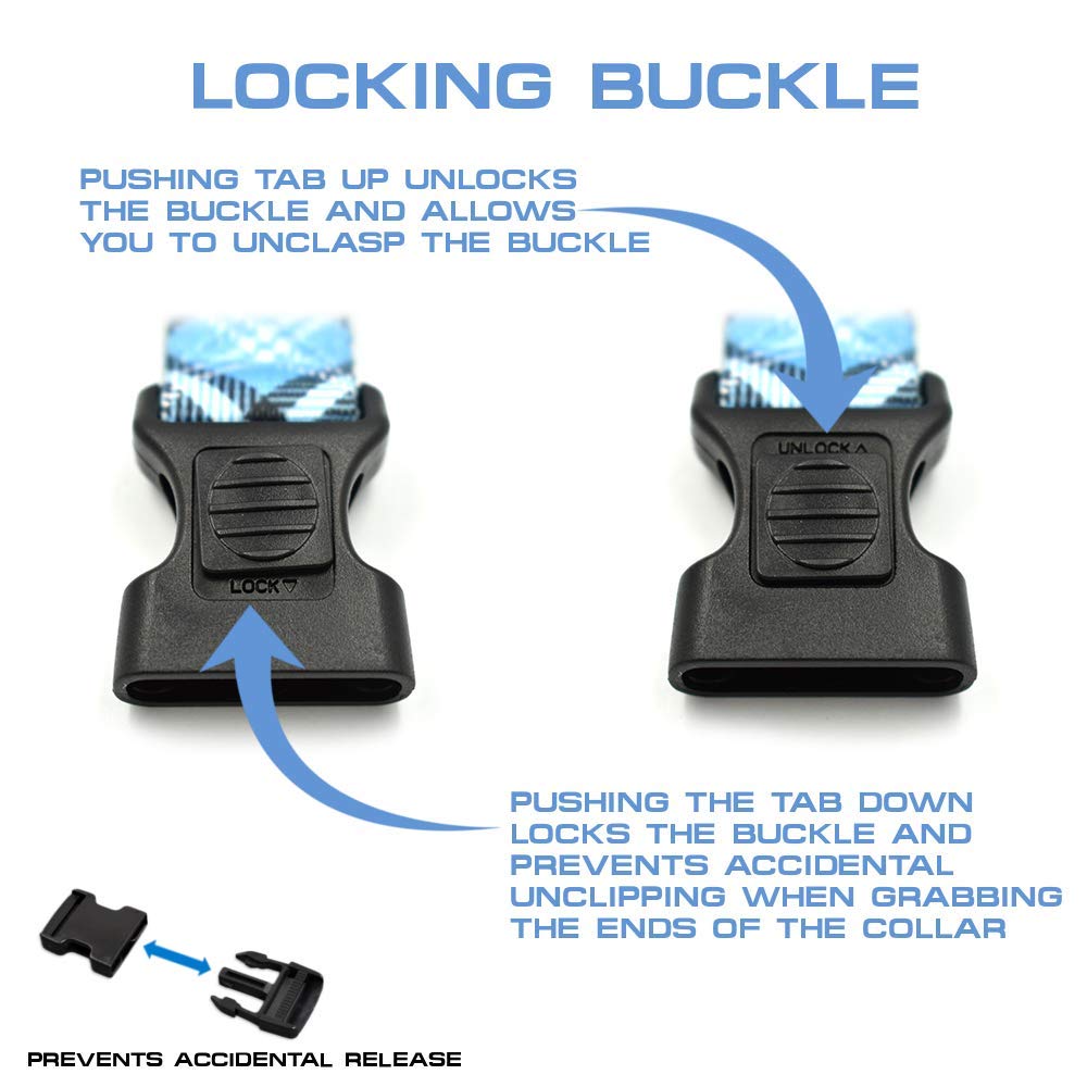 Max And Neo Plaid Pattern Neo Dog Collar - We Donate A Collar To A Dog Rescue For Every Collar Sold (Green, Medium)