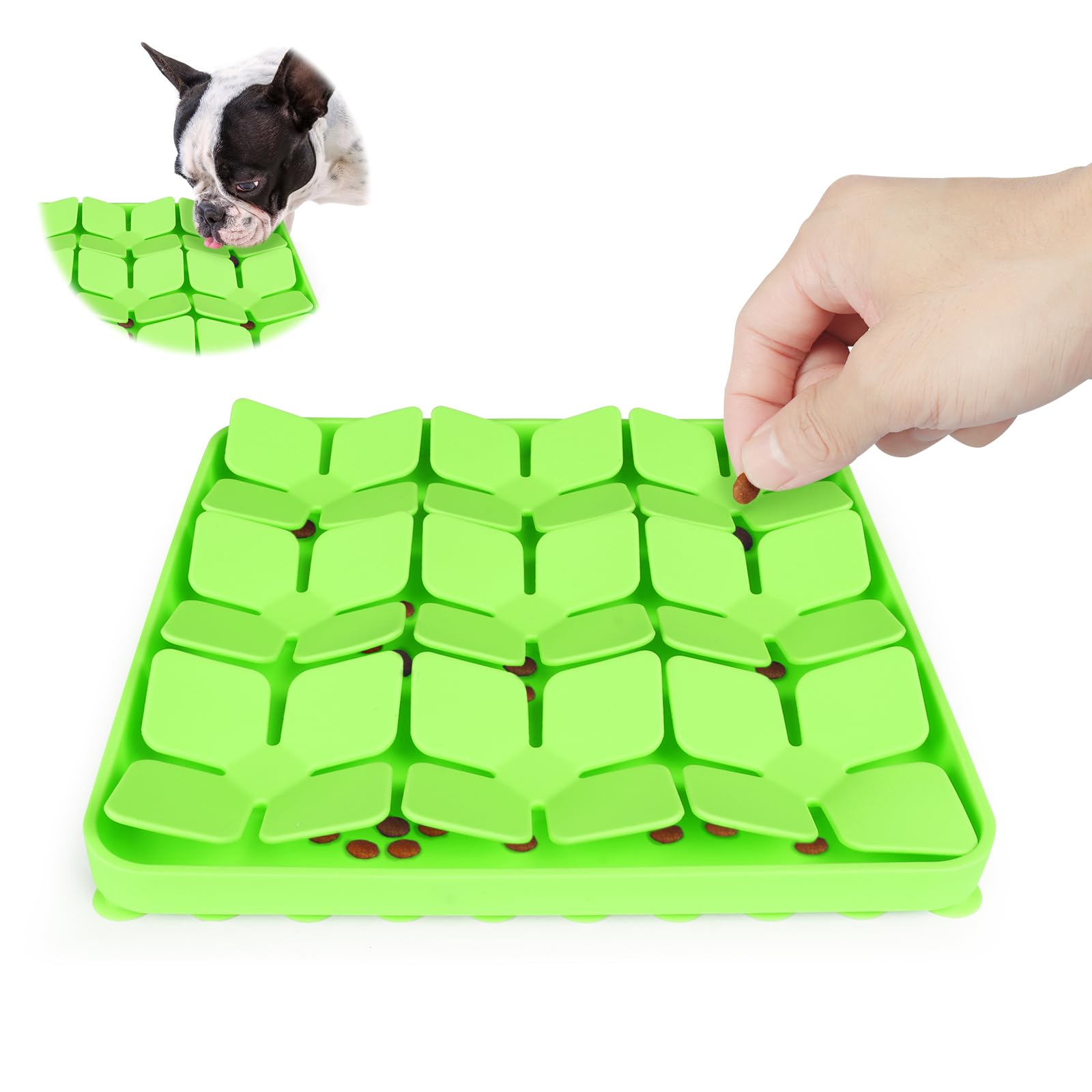 MOOGROU Snuffle Mat for Dogs,Silicone Interactive Dog Mat to Protect Dog s Nose for Smell Training and Slow Eating,Encourages N