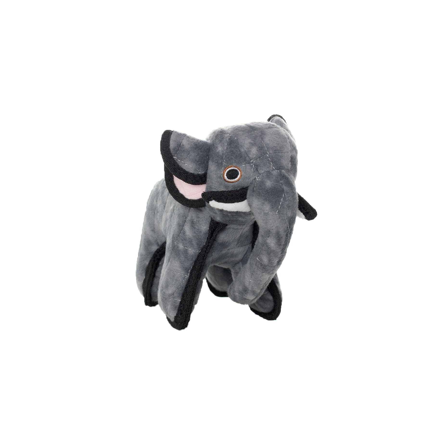 Tuffy - World'S Tuffest Soft Dog Toy - Zoo Junior Elephant - Multiple Layers. Made Durable, Strong & Tough. Interactive Play (Tug, Toss & Fetch). Machine Washable & Floats