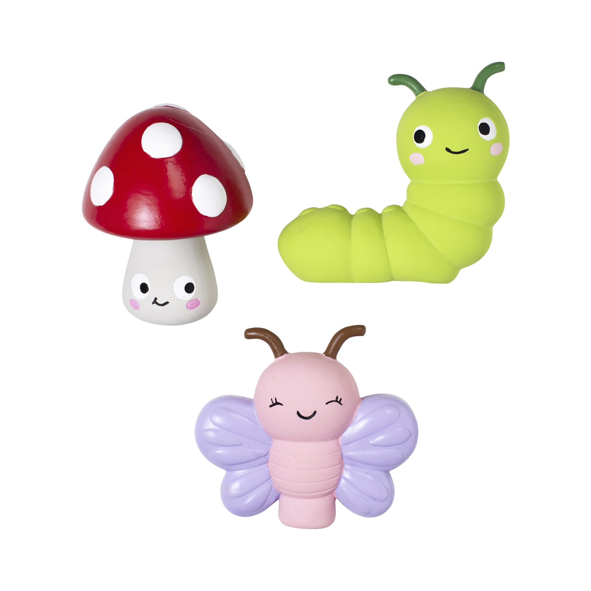 Fringe Studio Keeping IT Natural Small Latex Dog Toy 3PCS Set, PetShop Collection (367052)
