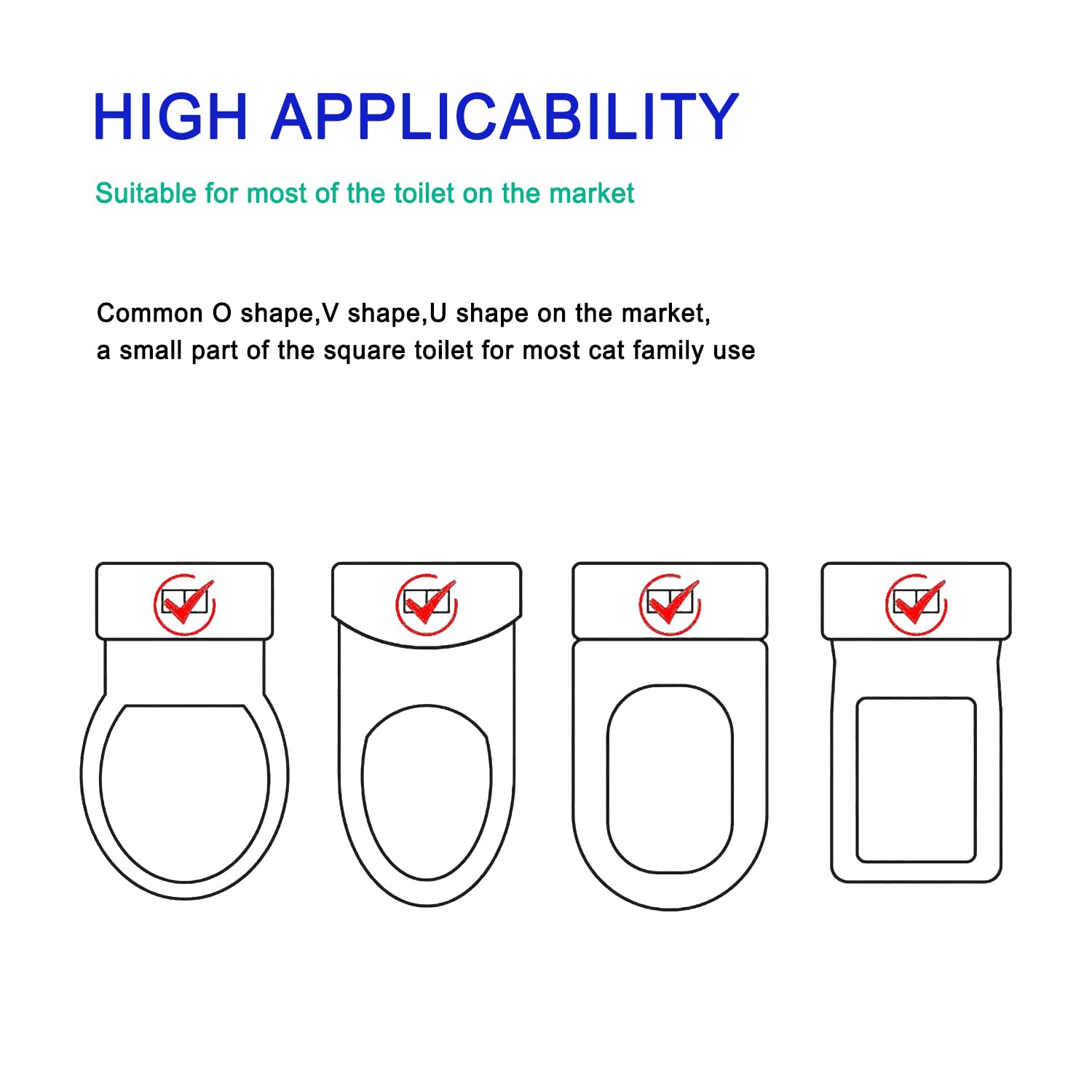 Cat Toilet Training Systems,Cat Toilet Training Kit,Reusable Plastic Toilet Trainer For Pet Cleaning With 1 Replaceable Feather