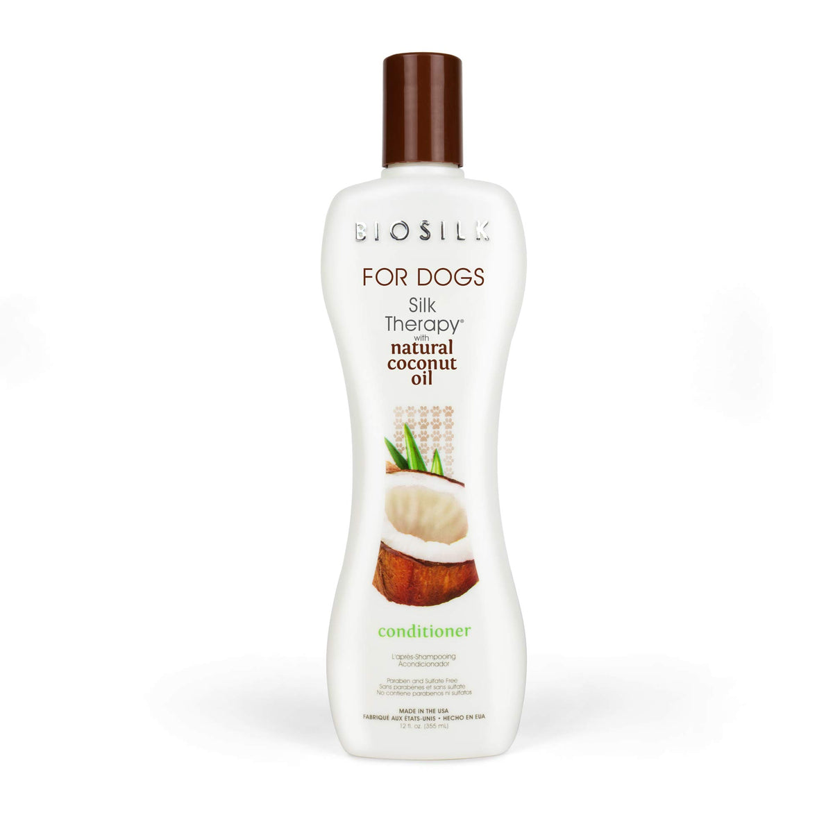 Biosilk For Dogs Silk Therapy Conditioner With Natural Coconut Oil  Coconut Oil Dog Conditioner From Biosilk For Dogs  Pet Condi
