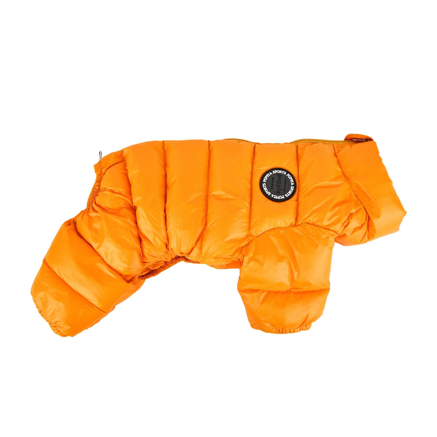 Puppia Winter Ultralight Dog Jumpsuit A Waterproof Warmth For Cold Weather Zipper Closure For Small And Medium Dogs, Mustard, Small