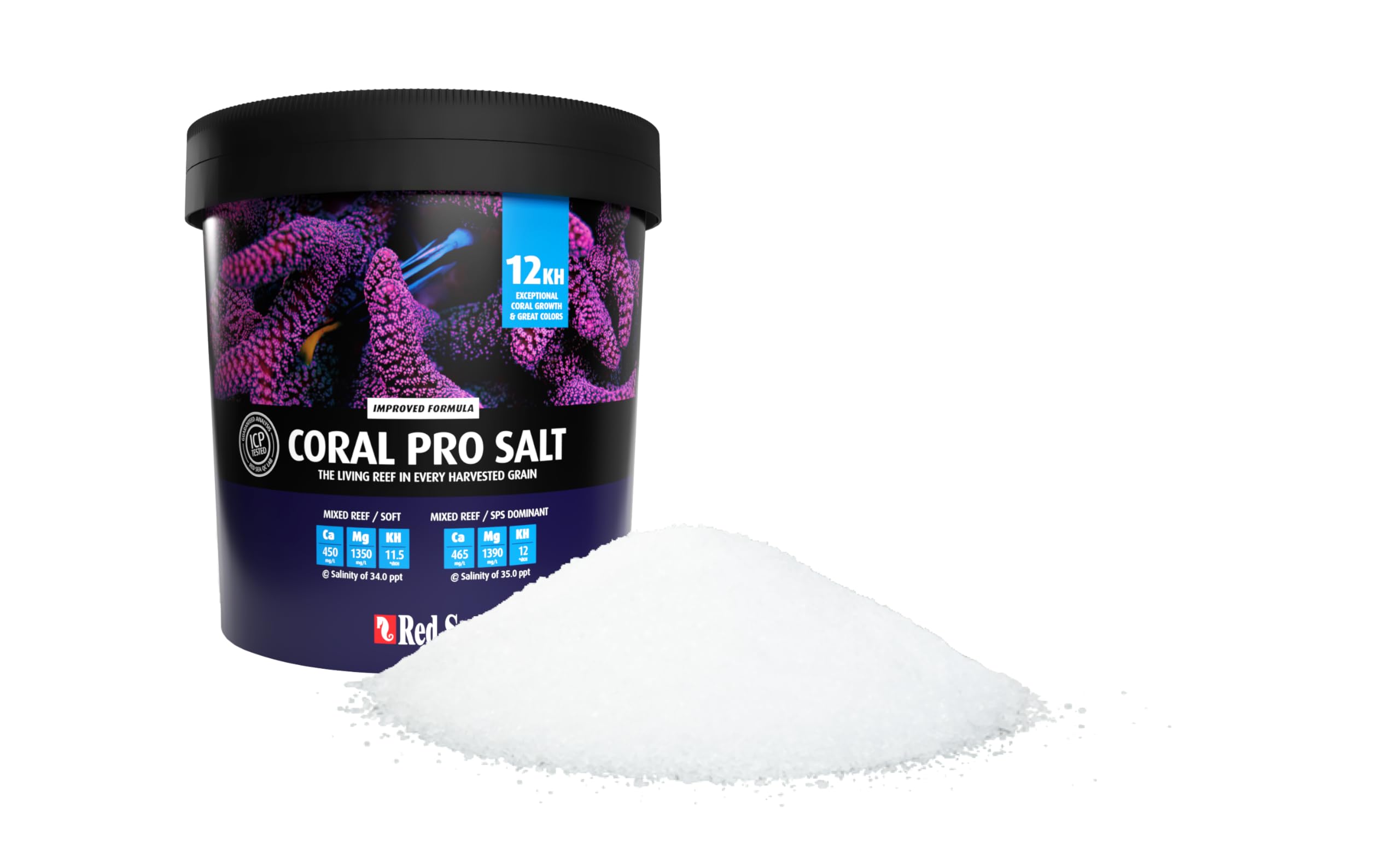 Red Sea Fish Pharm ARE11230 Coral Pro Marine Salt for Aquarium, 175-Gallon