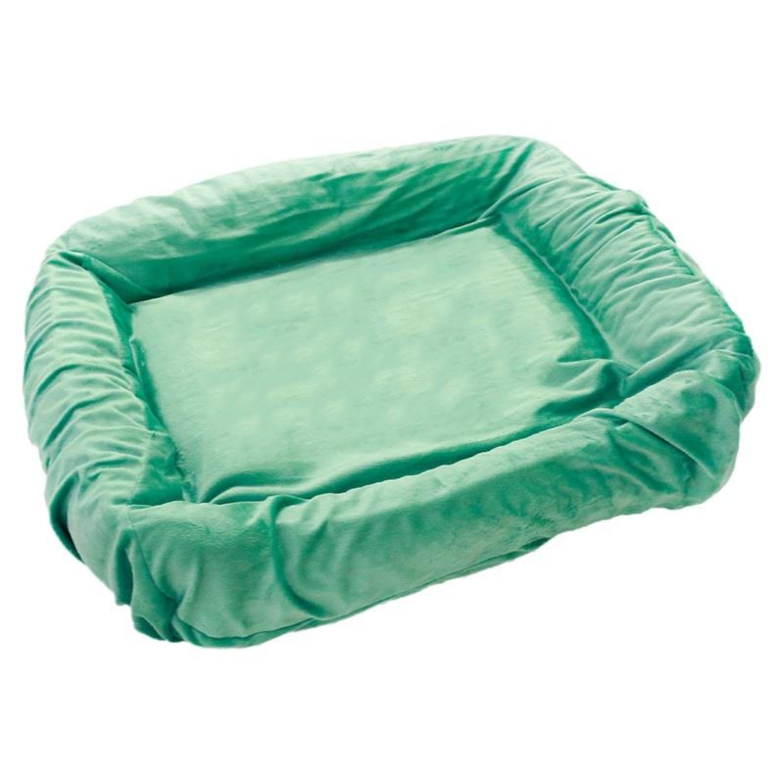 HEAVENGLOW Dog Bed Cover cleanable Cotton Fitted Protector Sturdy StainResistant pet Bed Apple Green 88 * 72cm