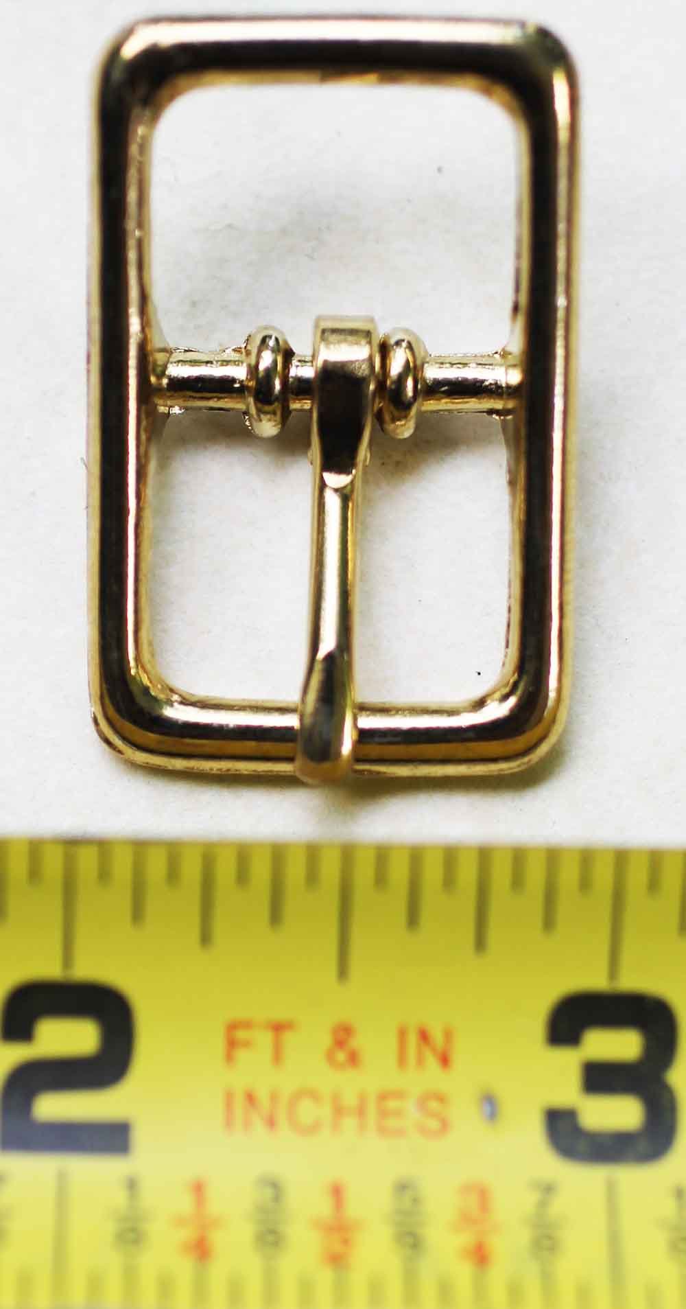 Lot Of 5 5/8'' Center Bar Solid Brass Buckle Belt Dog Collar Bridle Bag 40342