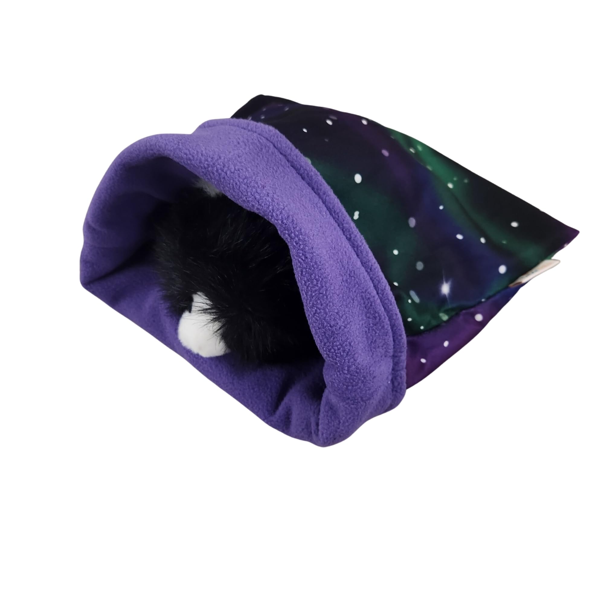 Tater Pets Snuggle Sack For Guinea Pigs Bed Pad Cuddle Sack Sleeping Bag (12X12)(Northern Lights)