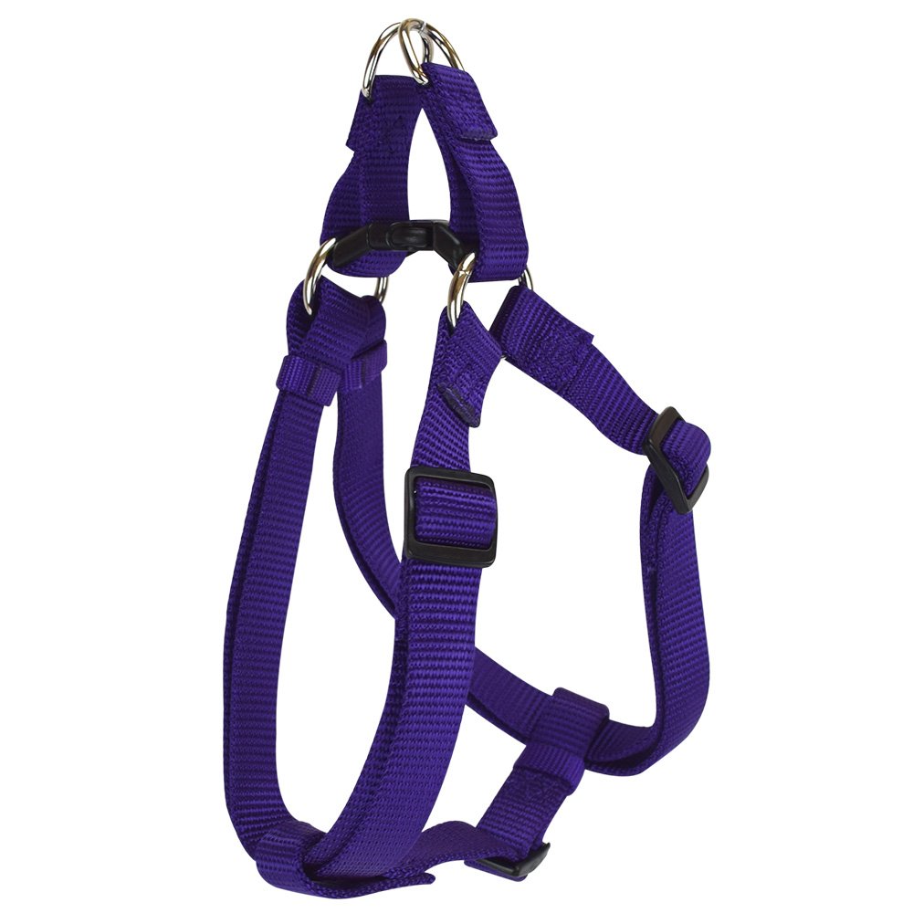 Hamilton Adjustable Easy-On Step-in Style Dog Harness, 3/8-Inch by 10-16-Inch, Extra Small, Purple