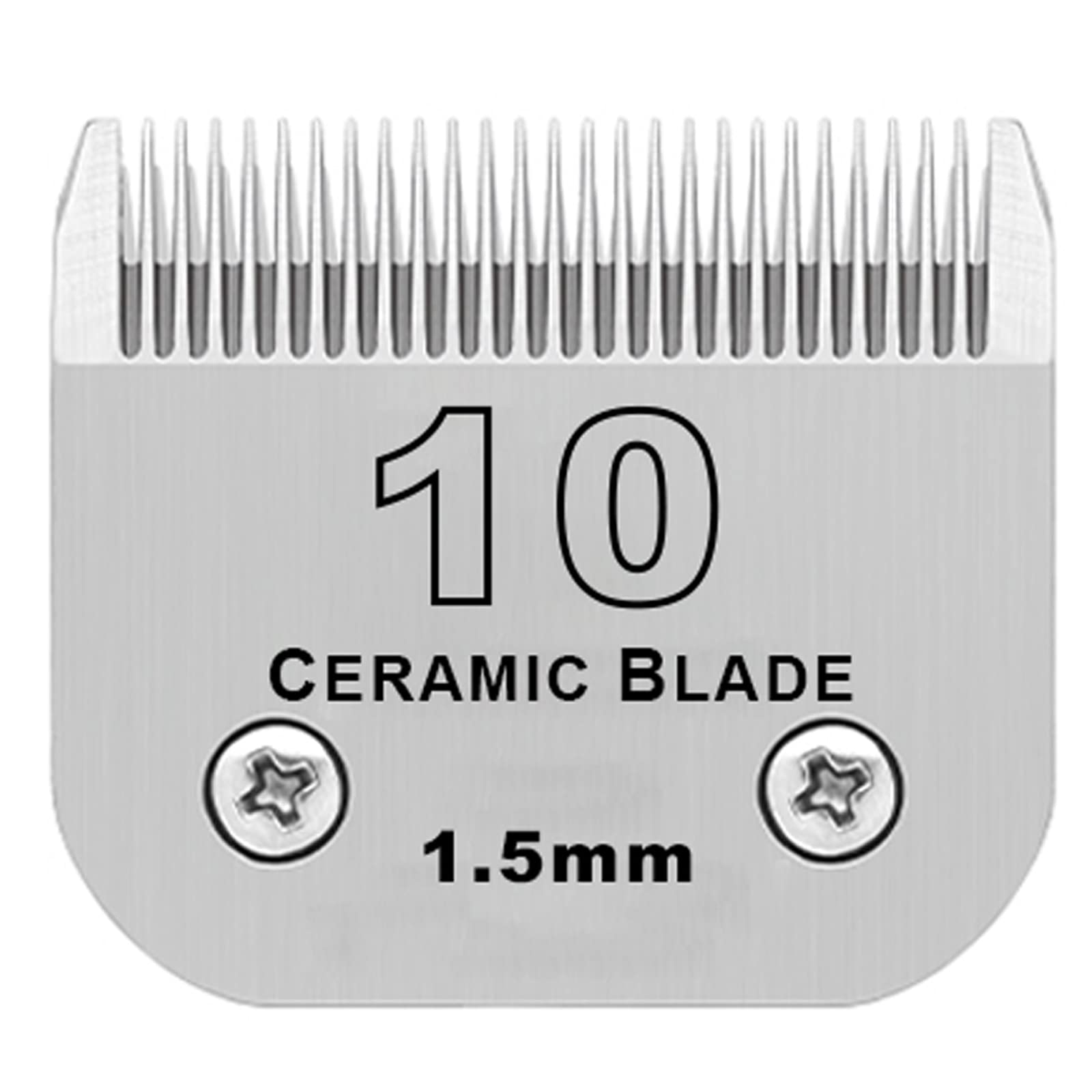 Detachable Pet Dog Grooming Clipper Ceramic Blade,Compatible With Andis Size 10 Cut Length 1/16''(1.5Mm),Compatible With Oster A