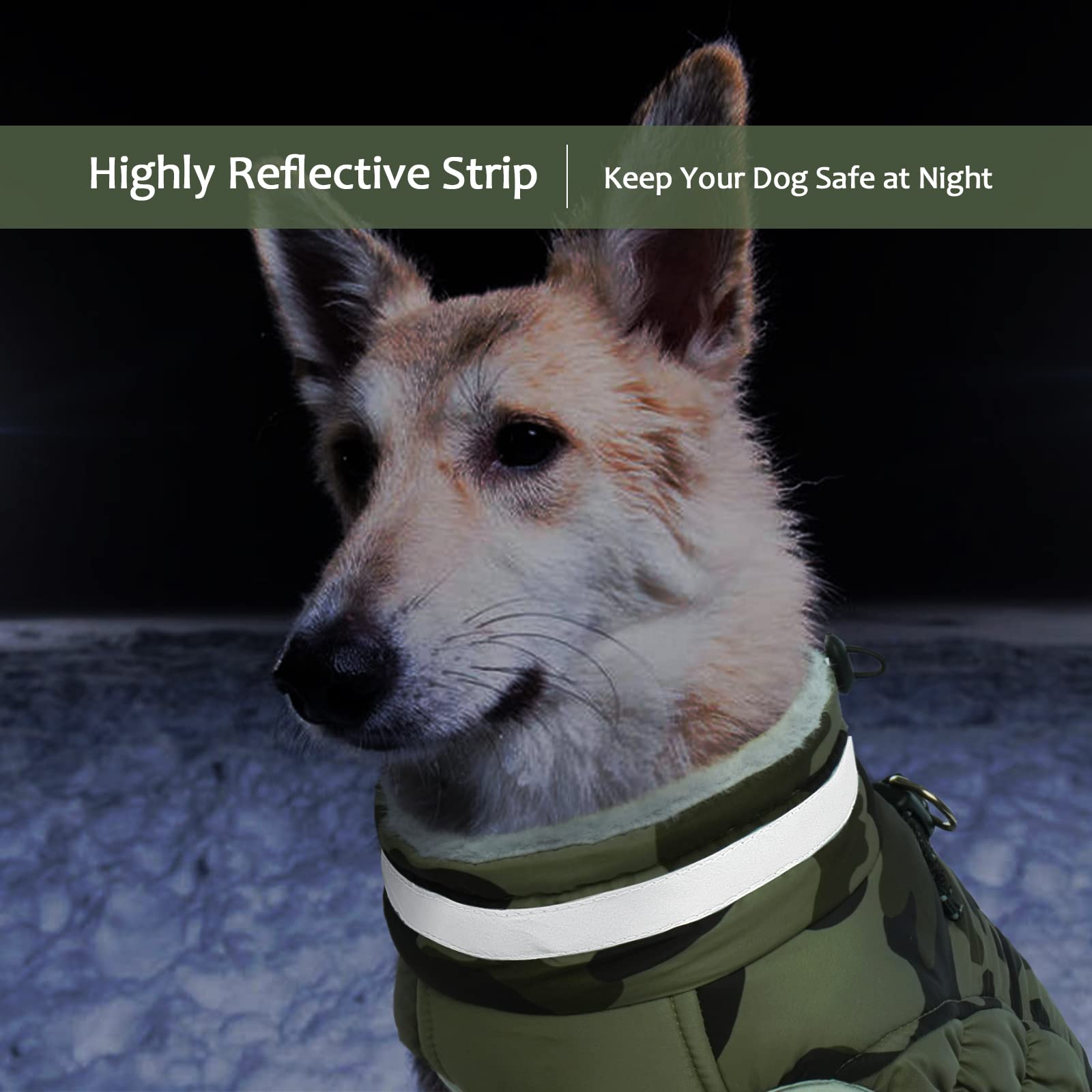 Lelepet Dog Coat,Warm Dog Winter Coat Waterproof Dog Jacket With Harness Dog Padded Vest Windproof Reflective Dog Fleece Jacket Vest Turtleneck Zippered Dog Snow Jacket Xs Dog Coats For Small Dogs