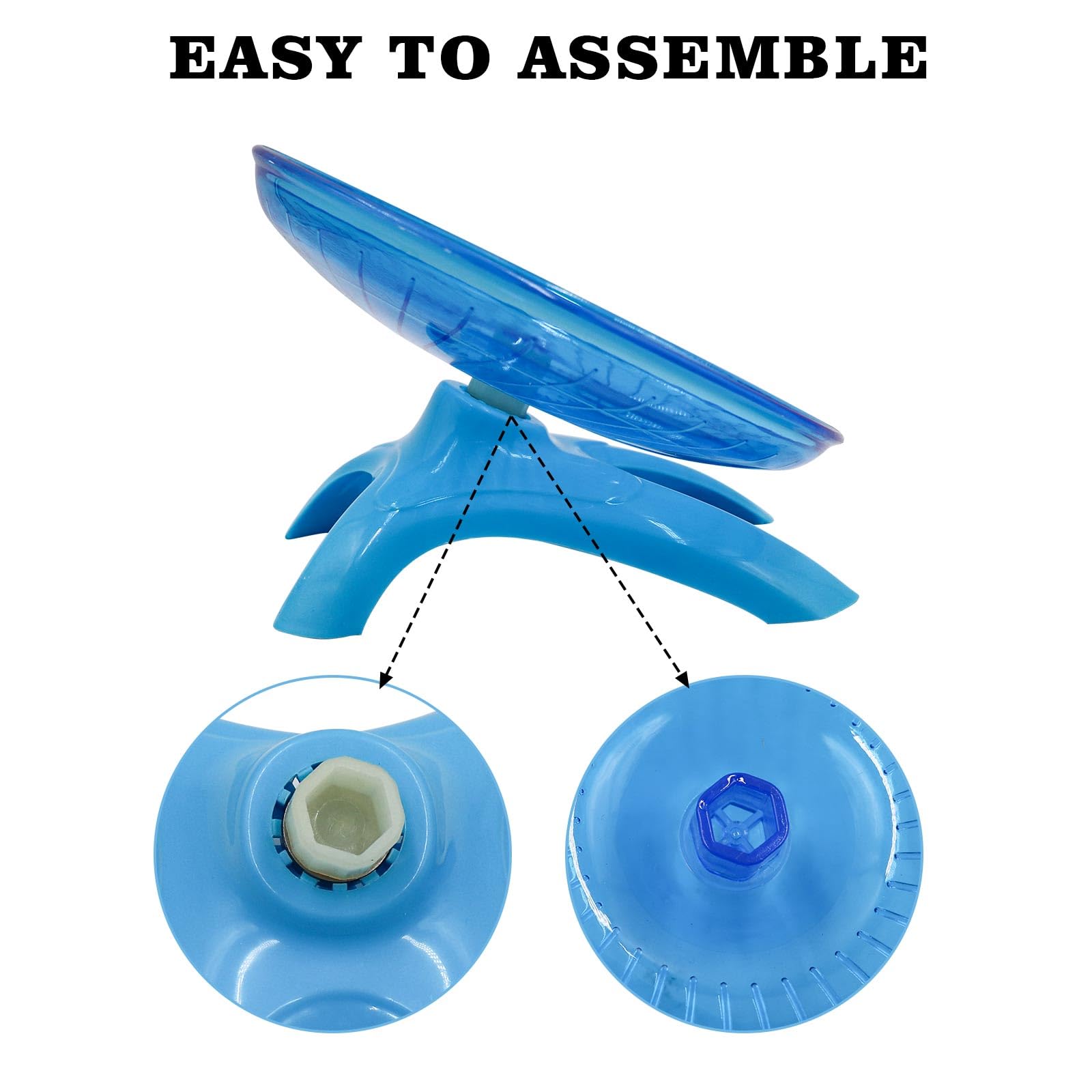 Oooct Hermit Crab Wheel Toy, Small Animals Cage Accessory, Suitable for Hermit Crab, Hamster, Rat