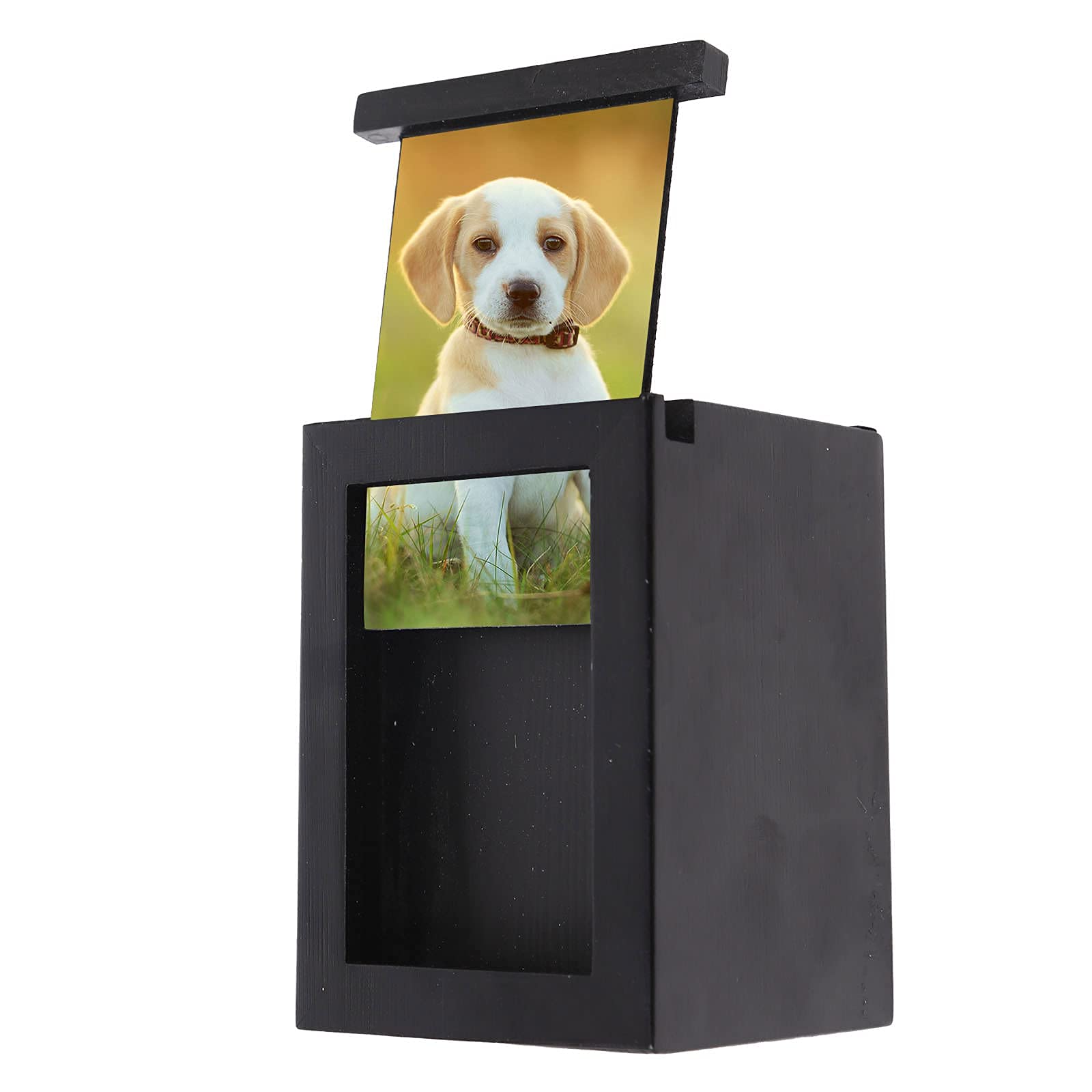 Newdream: Dog Urns For Ashes, Pet Urns, Pet Cremation Urns,Dog Urns,Ash Box For Dogs, Wood Keepsake Memorial Urns (Red Large)