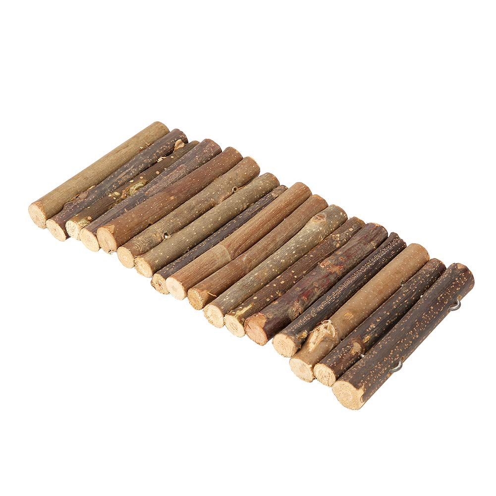 Twig Ladder Wooden Fun Bridge For Guinea Pigs Hamster Mouse Rat Small Animal(S)