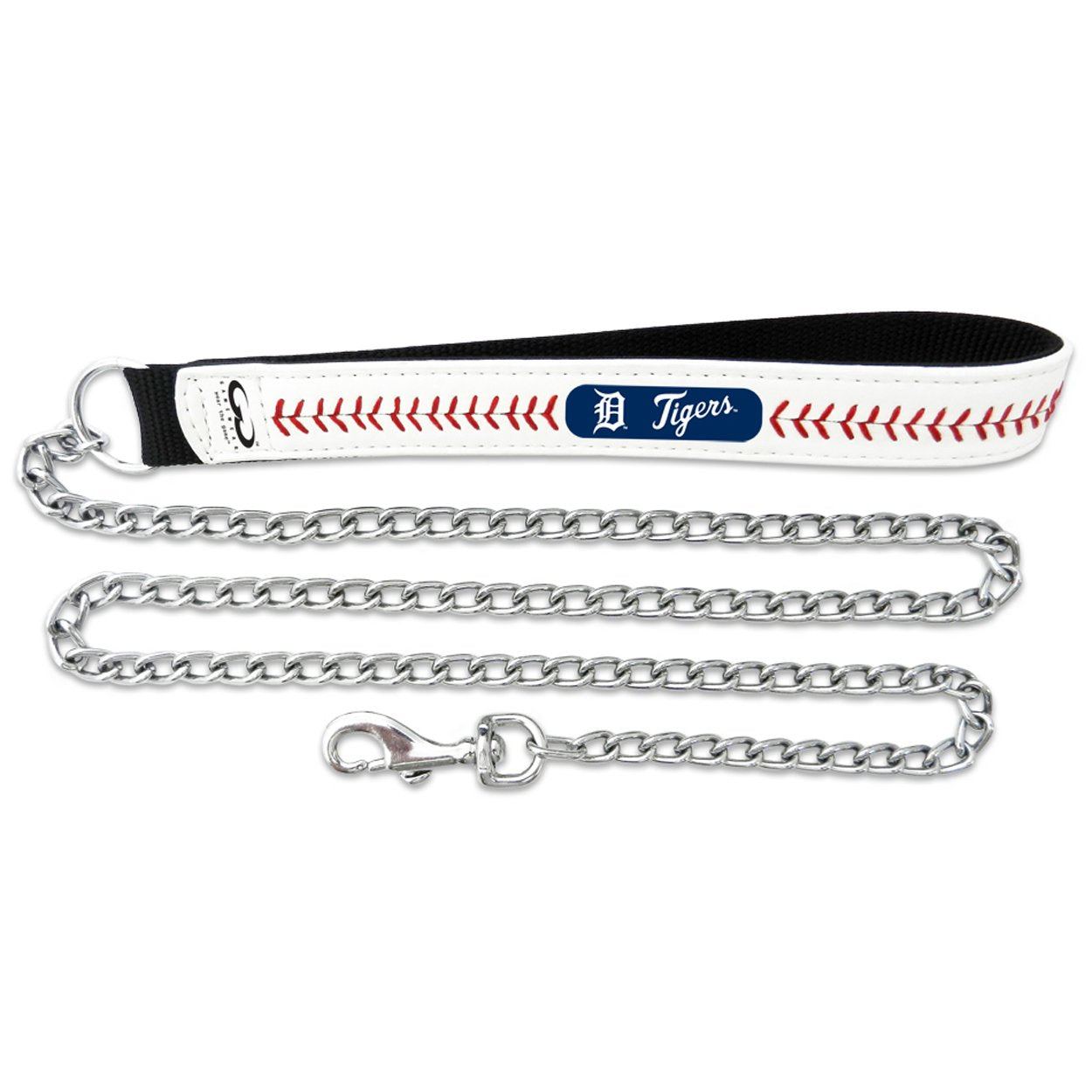 Detroit Tigers Chain Link Dog Leash-Medium