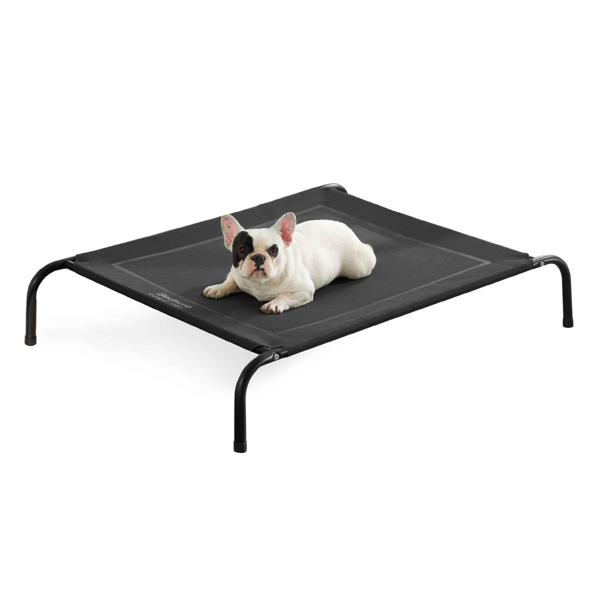 Bedsure Medium Elevated Outdoor Dog Bed - Raised Dog Cots Beds For Medium Dogs, Portable Indoor & Outdoor Pet Hammock Bed With S
