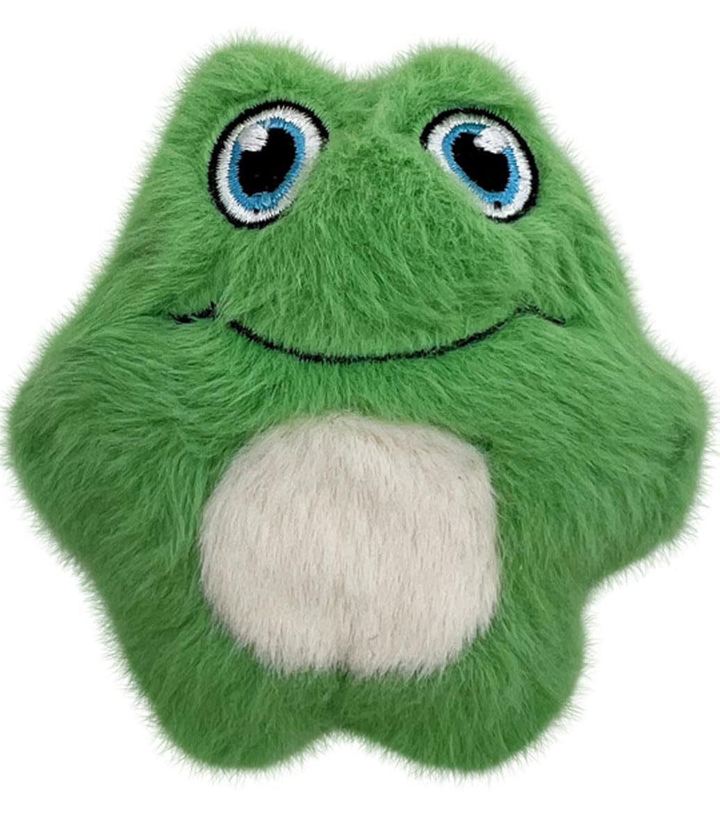 Kong Snuzzles Kiddos Mini Extra Small Dog Toy - Soft Plush Squeaky Toy For Small Dogs & Puppies (Frog/Pig Combo)