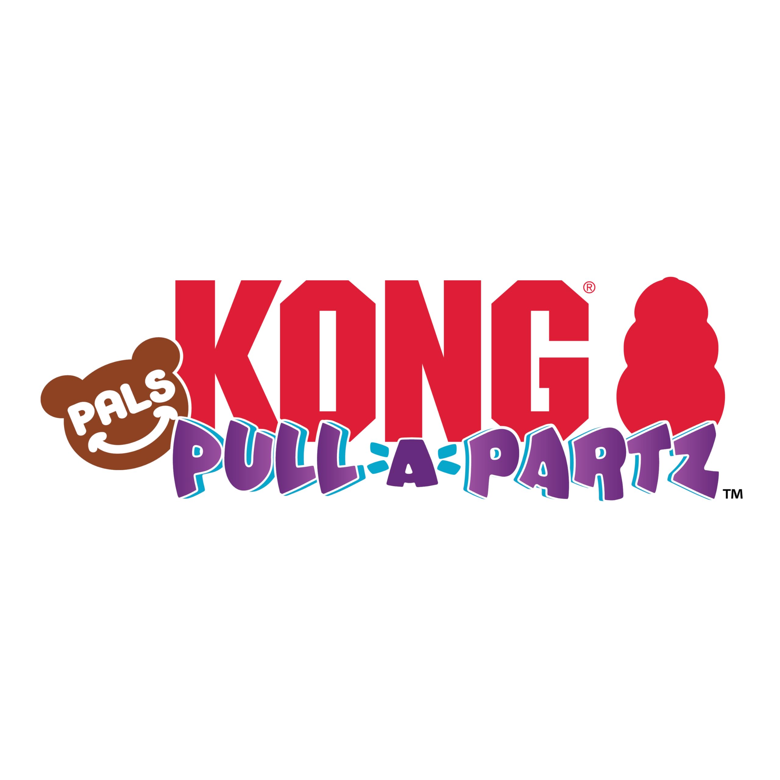 Kong Pull-A-Partz Pals 2 Toys In 1 Dog Toy (Bear)