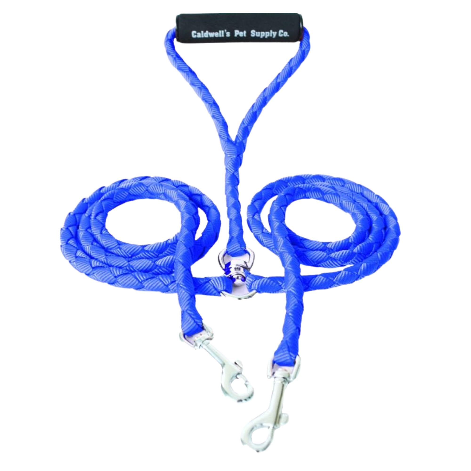 Caldwell'S Pet Supply Co. Dual Dog Leash, Double Dog Leash For Two Dogs, Tangle Free, Heavy Duty Double Ended Tandem Leashes Wit
