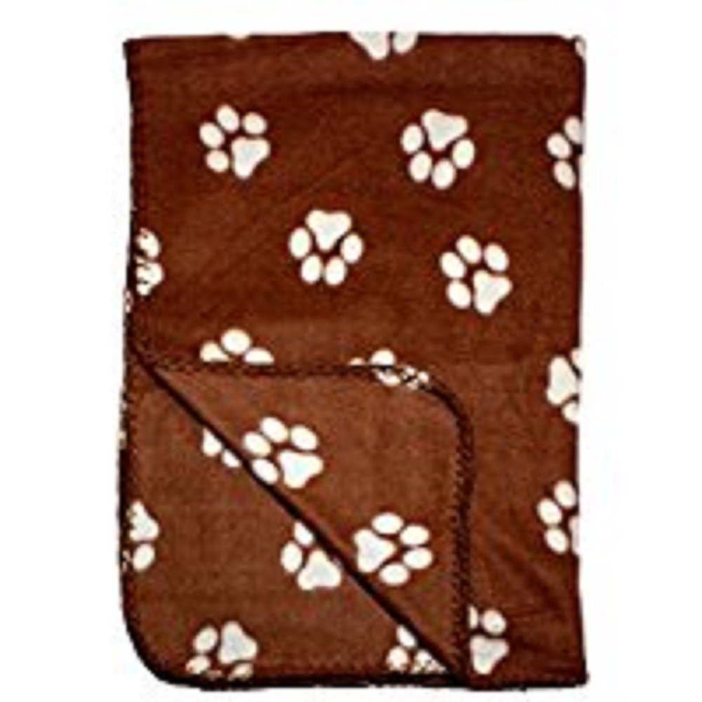 Kole Imports Paw Print Pet Blanket One Size