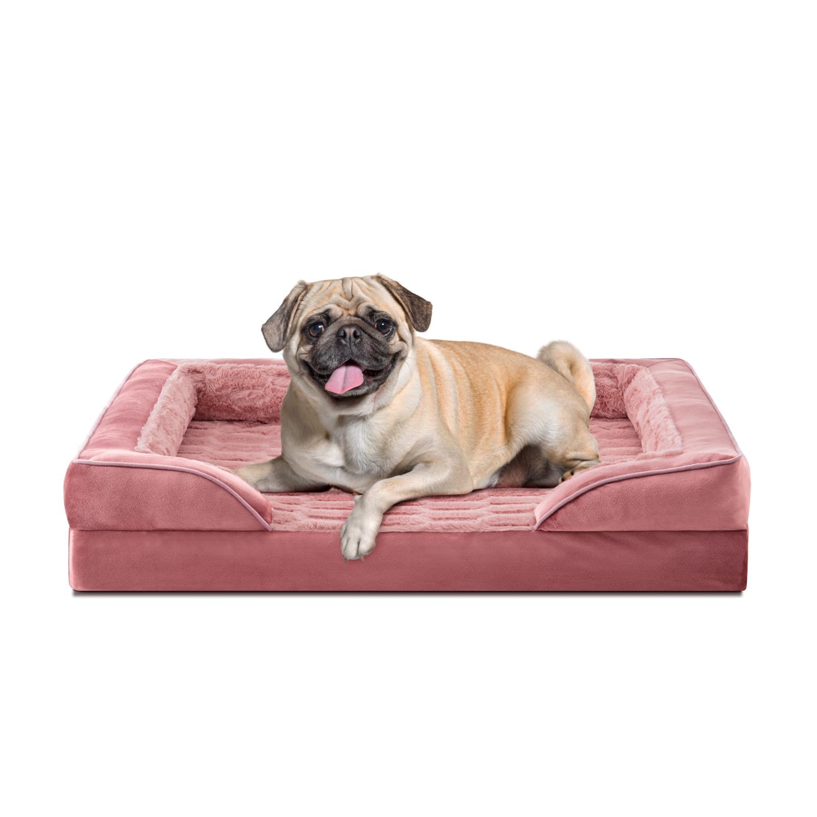 FURTIME Orthopedic Dog Beds - Waterproof Ultra Comfy Supportive Foam Pet Couch with Removable Washable Cover, Egg Foam, Nonskid 