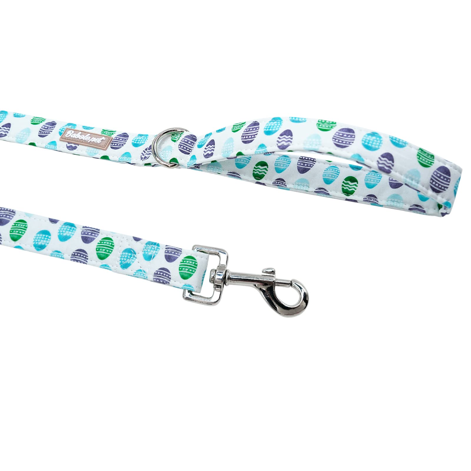 Babole Pet Easter Gift Dog Leash,Durable Handmade Dog Leashes With Soft Handle, Manual Dog Leashes Matching Egg Dog Collars For Small Medium Large Dogs,S,Lenth 135Cm