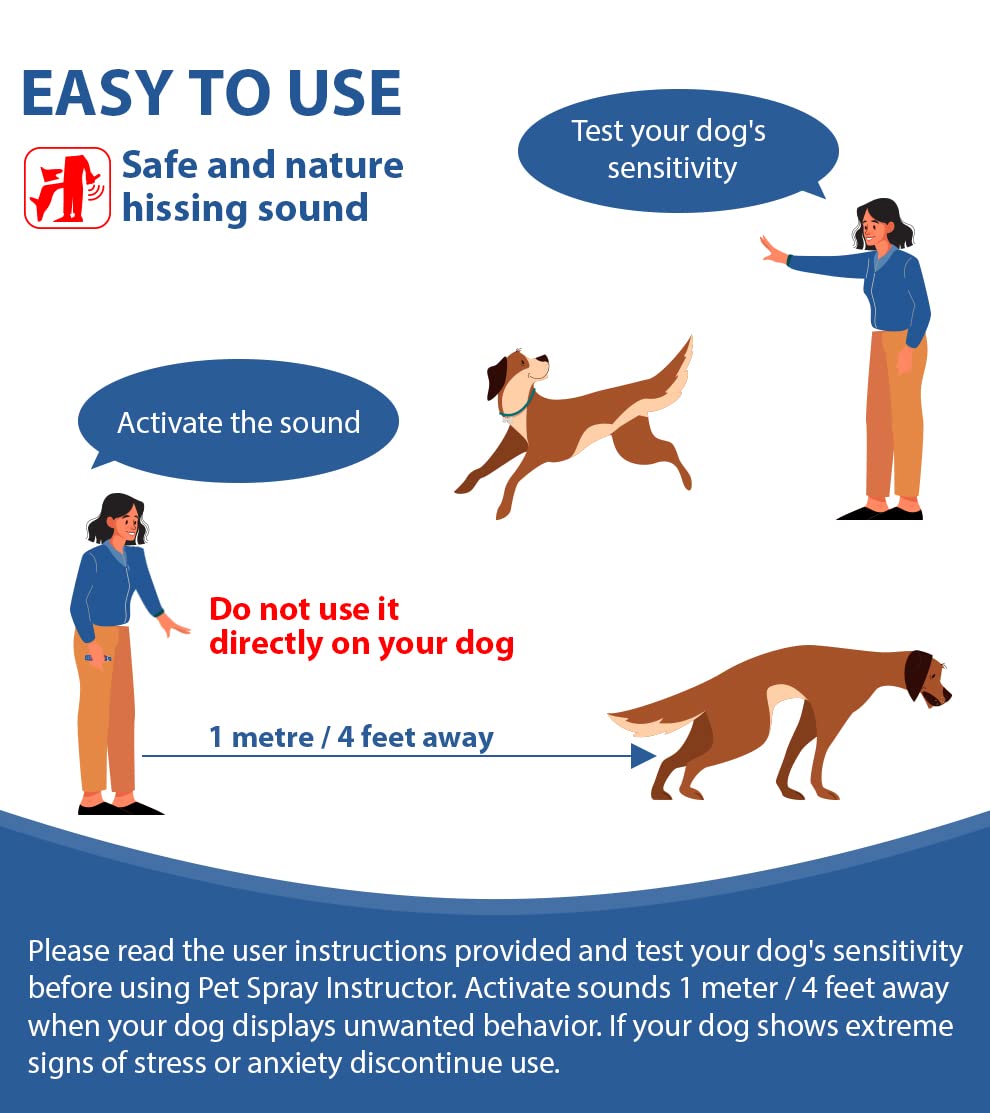 Gutes Leben Dog Corrector Spray, 70ml, Instructor Spray Dog Trainer for Stops Barking, Jumping Up, Help Stop Unnecessary Dog Beh