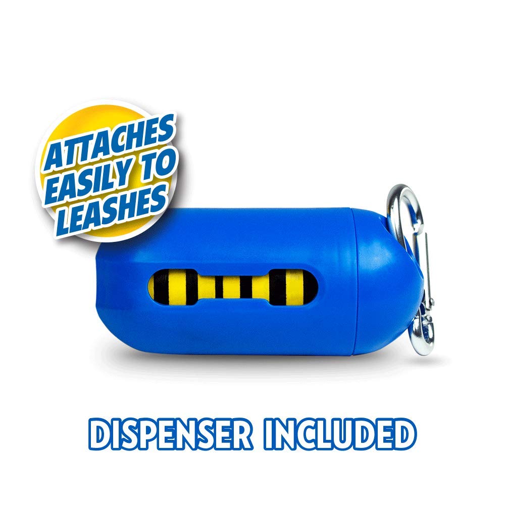 OUT! Dog Poop Bags | Strong, Leak Proof Dog Waste Bags | 9 x 12 Inches, 600 Yellow Bags