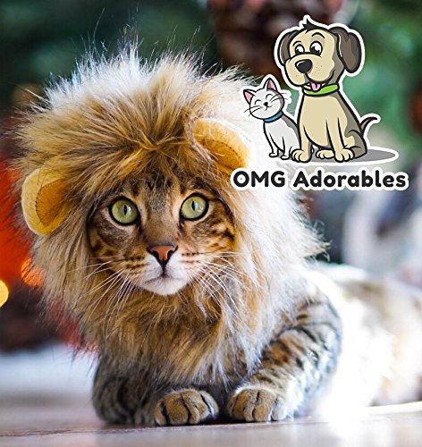 Omg Adorables - Lion Mane Costume For Cats