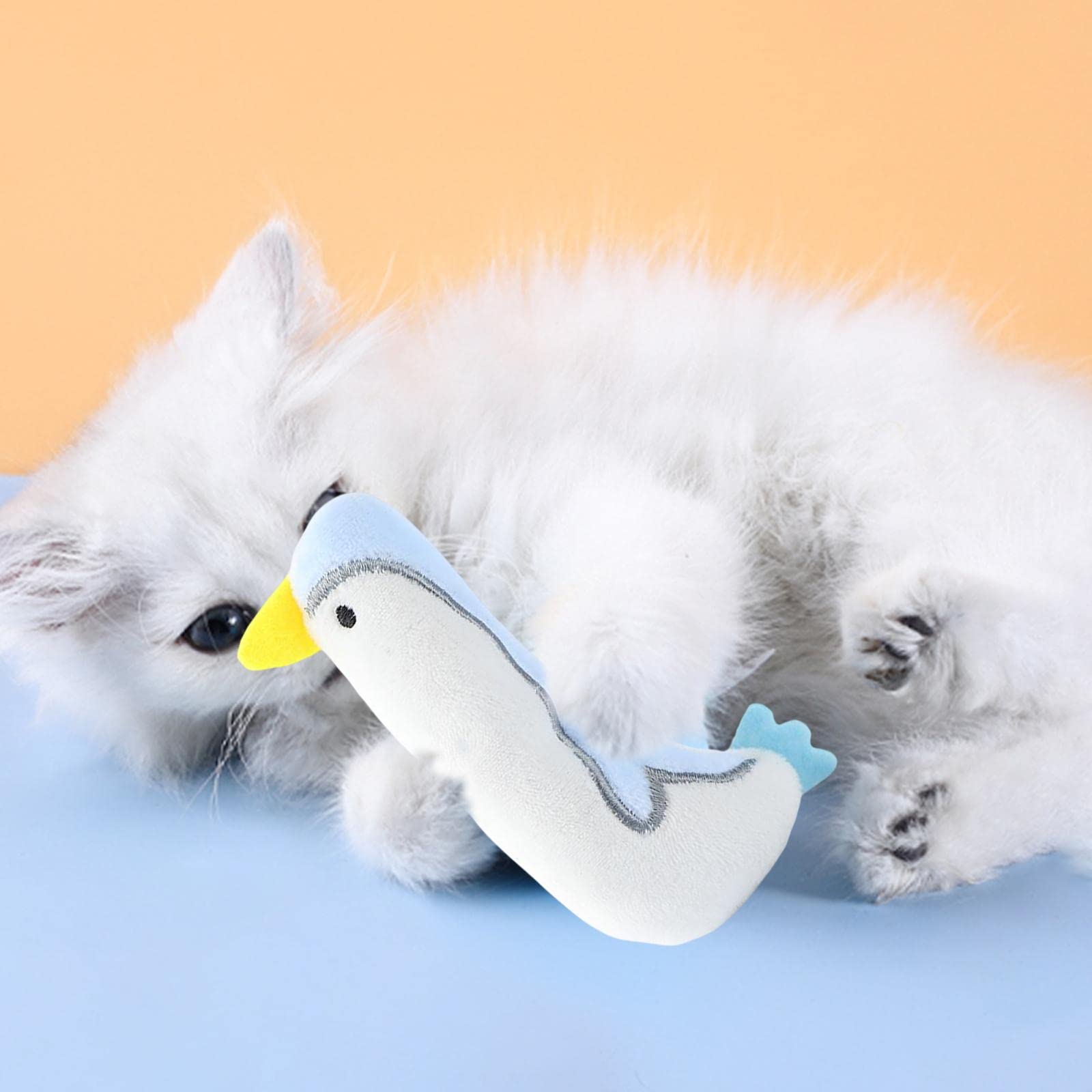 Myaddiction 2Pcs Cat Catnip Toys Gift Kitten Interactive Plush Toy Chewing Toys