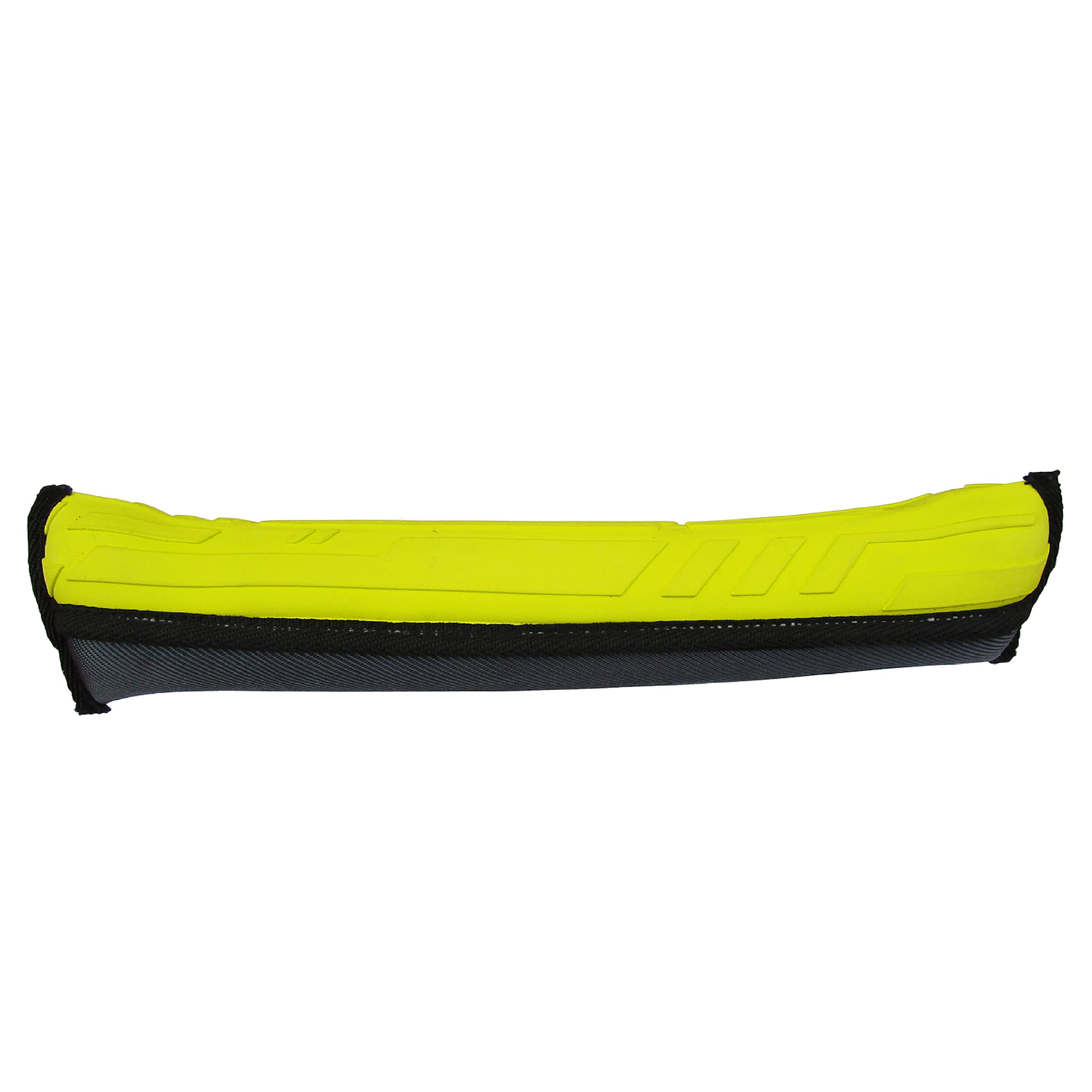 Nerf Dog Tuff Rubber Sleeve Tug Dog Toy, Lightweight, Durable And Water Resistant, 14 Inches, For Medium/Large Breeds, Single Unit, Green/Gray