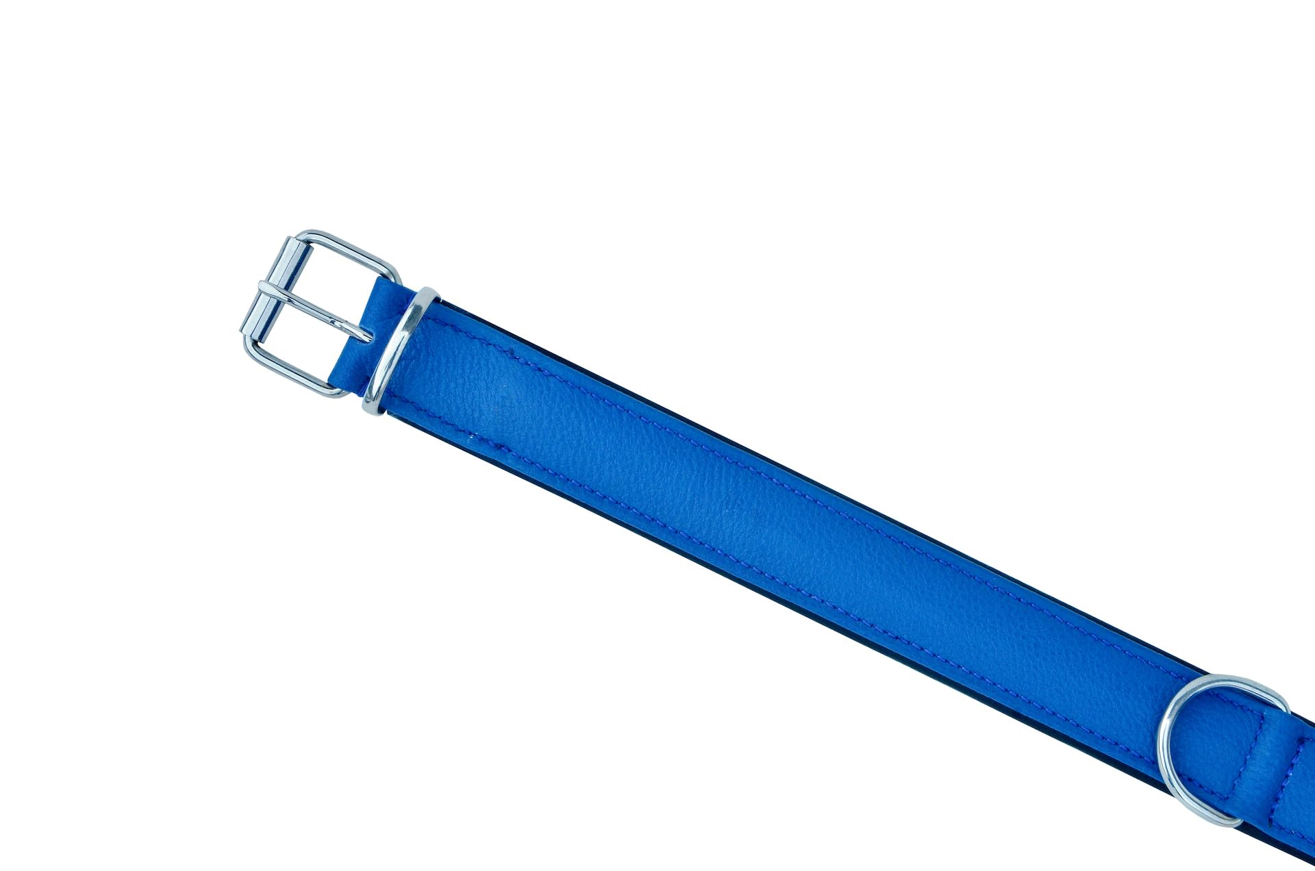 Leather Dog Collar Padded For Comfort For Puppies And Big Dogs 10Ab305-M