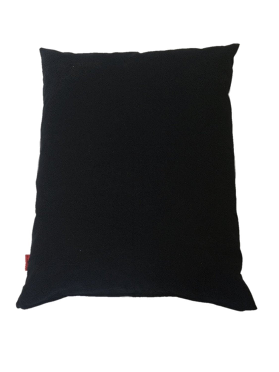 Diy Do It Yourself Durable Tough Black Canvas Pet Dog Bed Pillow Cover + Internal Inner Waterproof Resistant Case Set For Small Medium Dogs - Covers Only Flat Style (Black Canvas, 36''X29'')