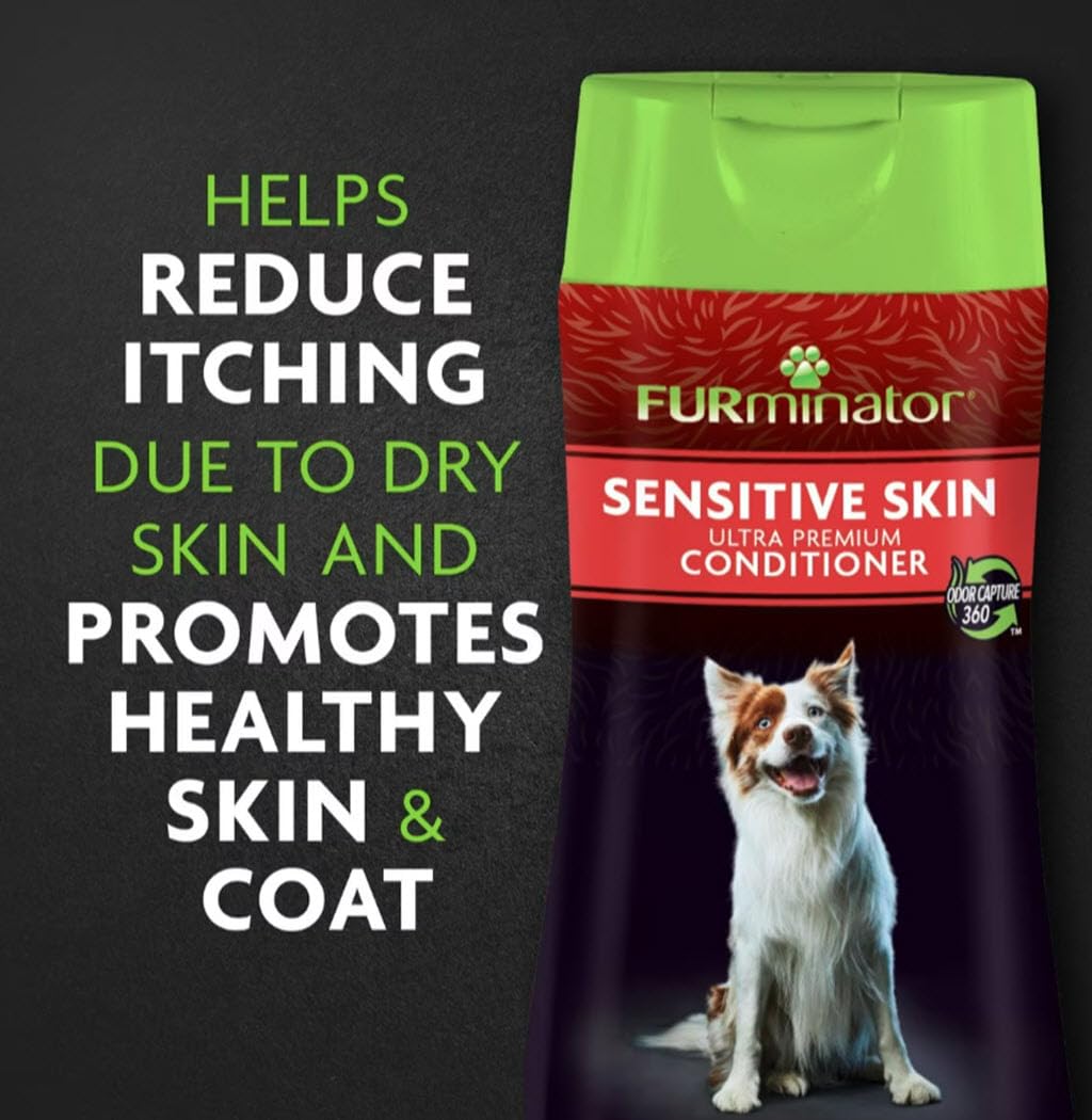 Furminator Deshedding Ultra Premium Shampoo & Conditioner Bundle. 16Oz.