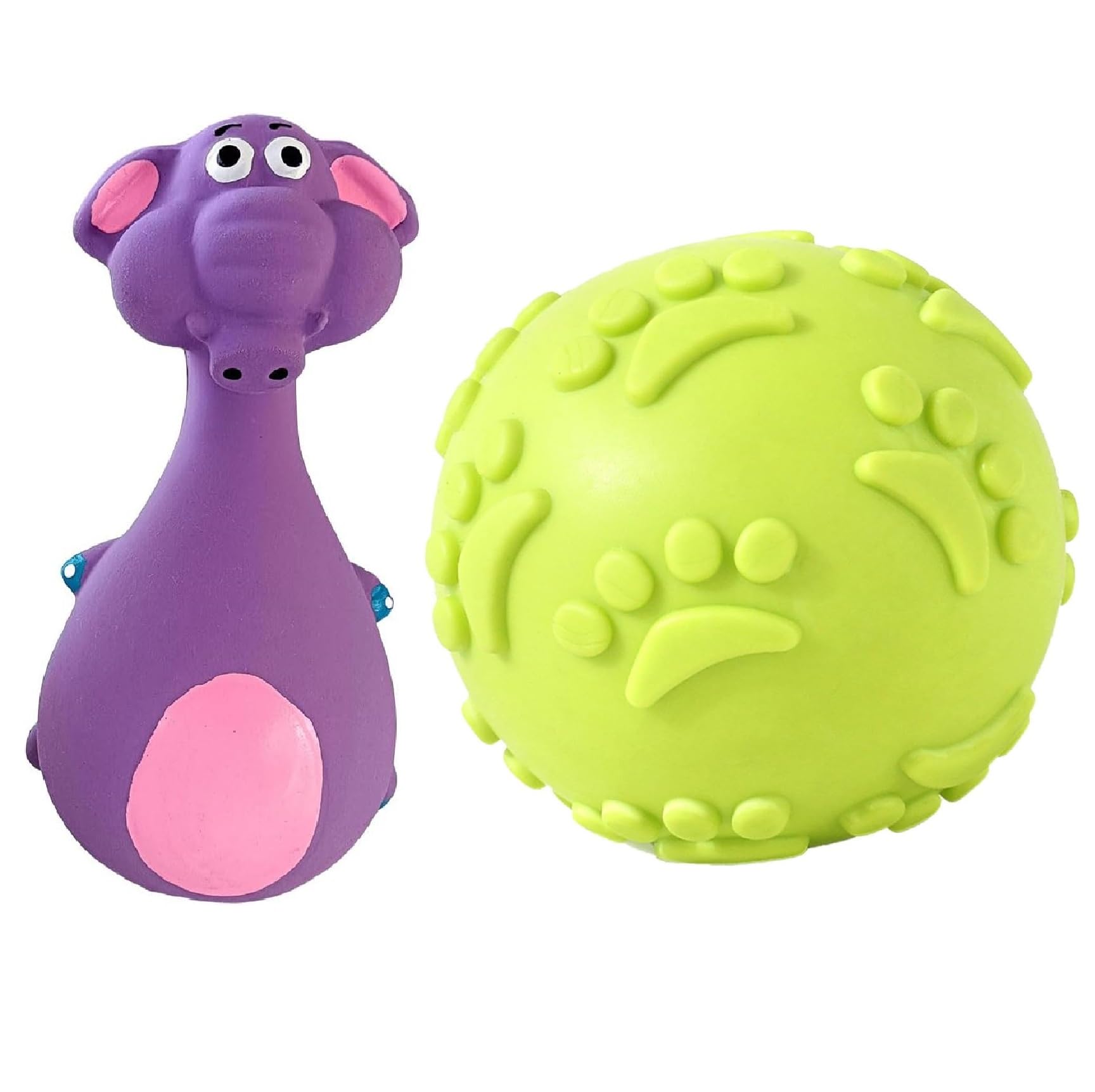 Agirav Best Pet Supplies Interactive Squeaky Dog Chew Toy, Ideal Dog Toys for Chewers, Small, Medium & Large Dogs(Pack of 2)